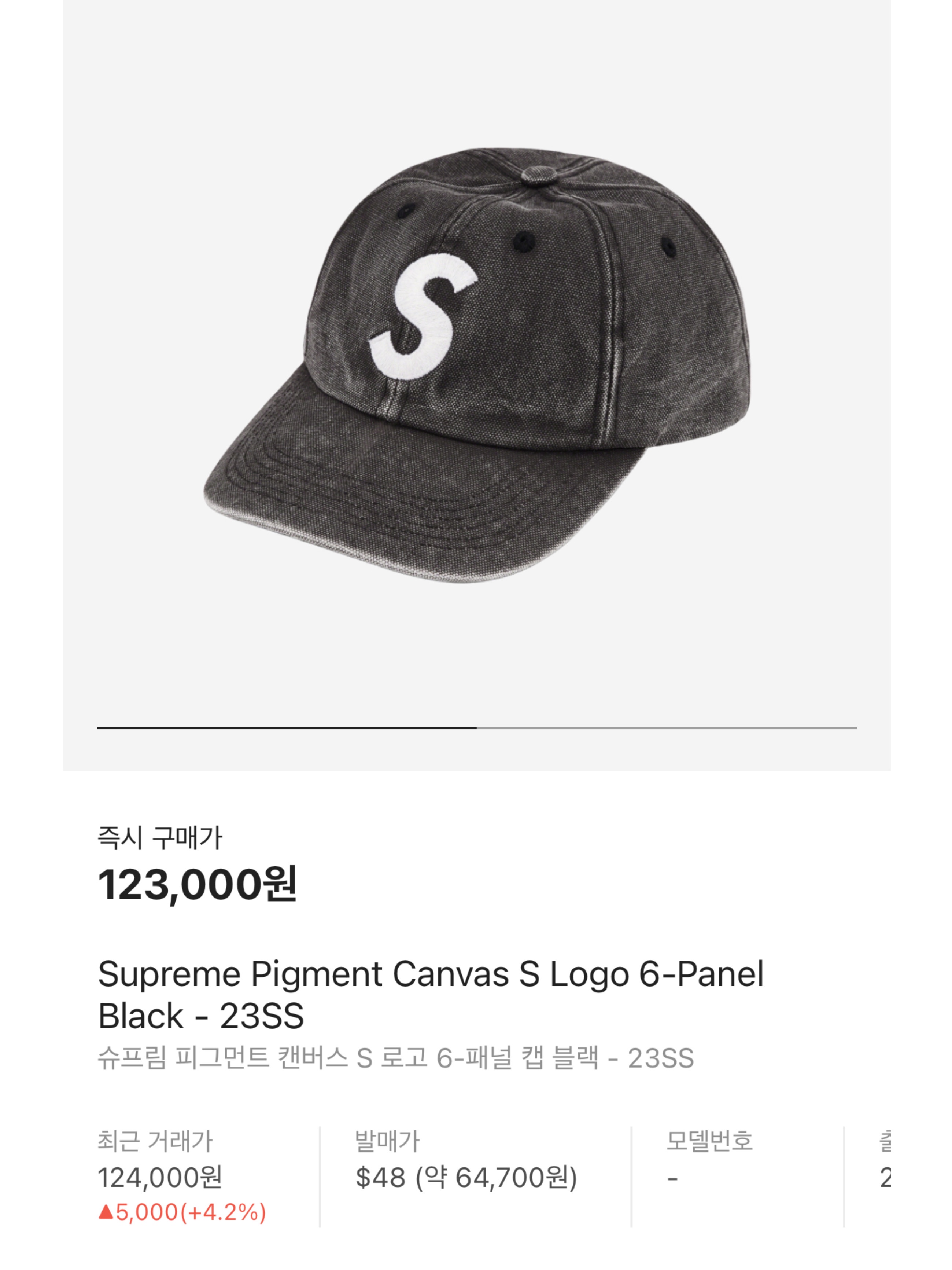 Supreme Pigment Canvas S Logo 6-Panel Navy - 23SS, Supreme Pigment Print S Logo 6-Panel Orange - 22FW 착용 스타일 - 9