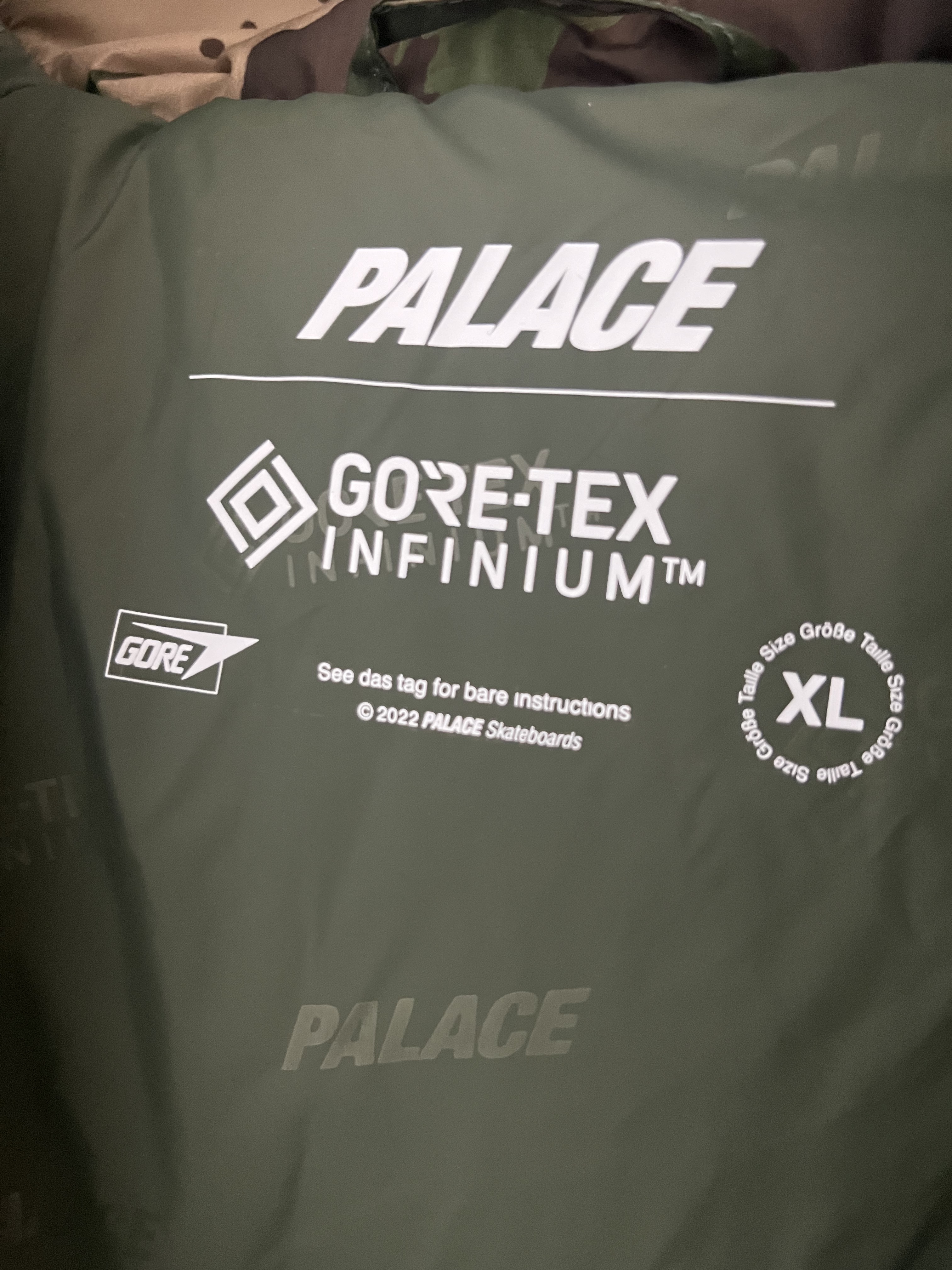 Palace Gore-Tex Infinium Loft Jacket Camo - 22FW 착용 스타일 - 2