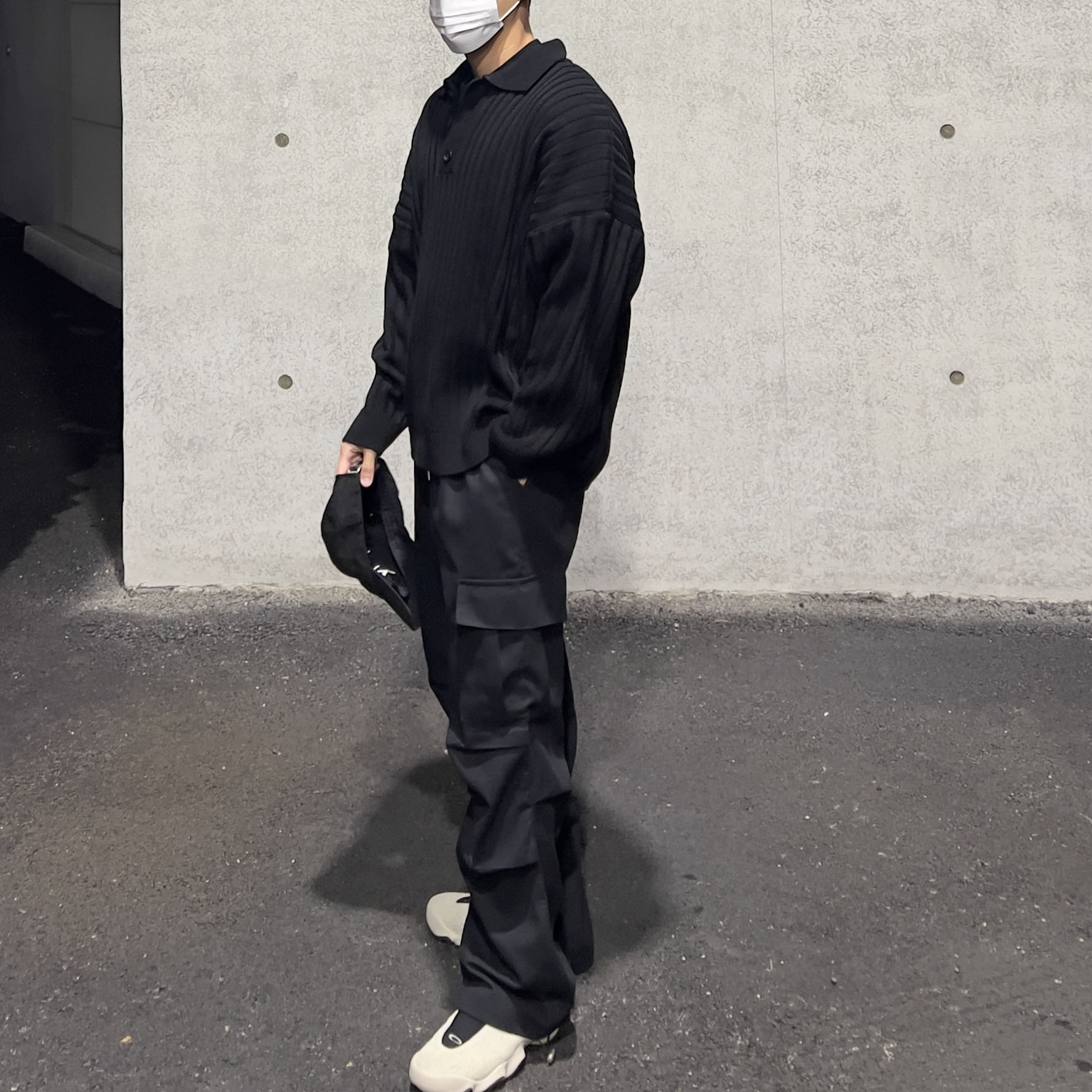 Oakley Factory Team x Brain Dead Flesh Milk Black 착용 스타일 - 4