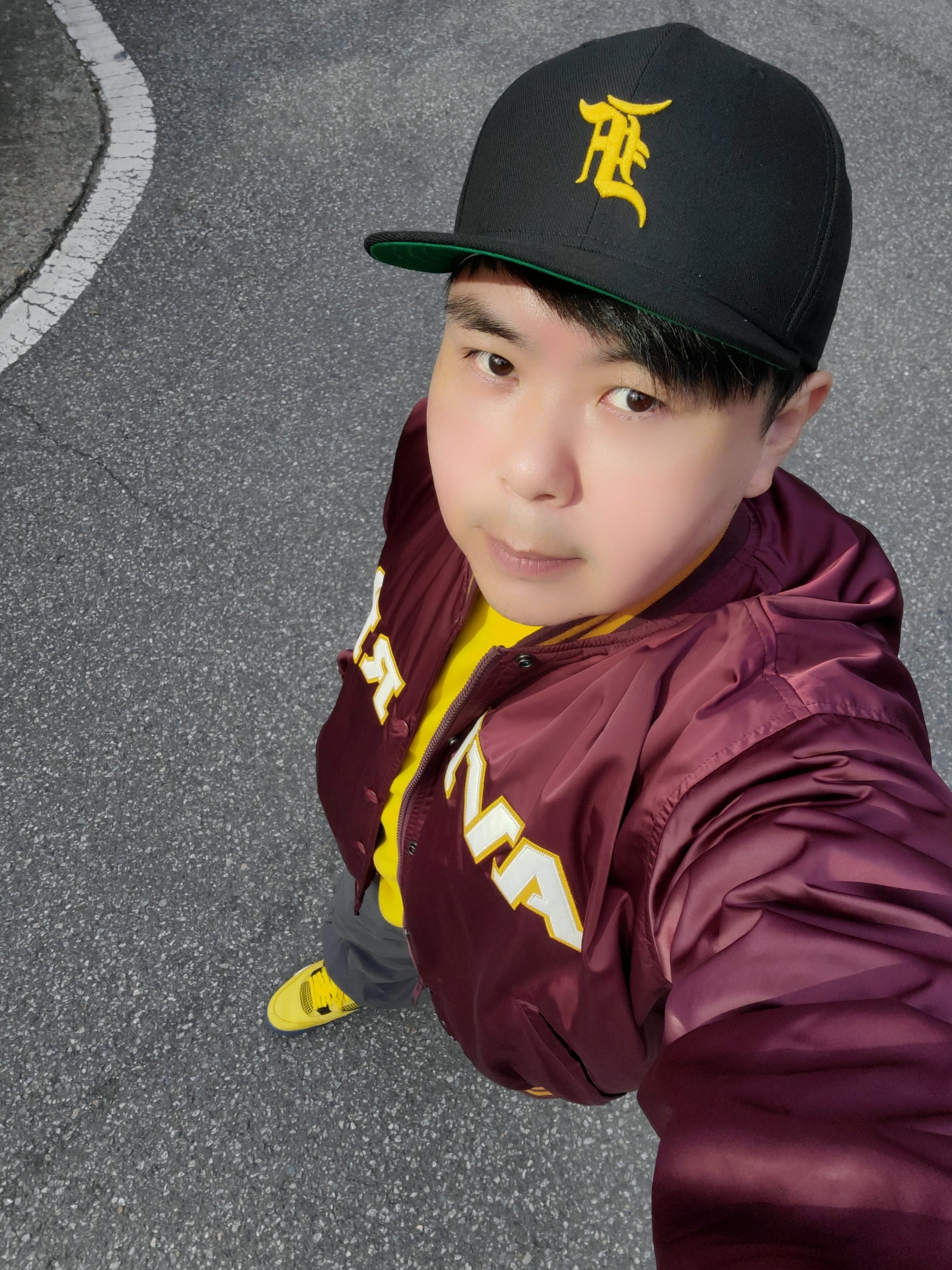 Jordan 4 Retro Tour Yellow 착용 스타일 - 1