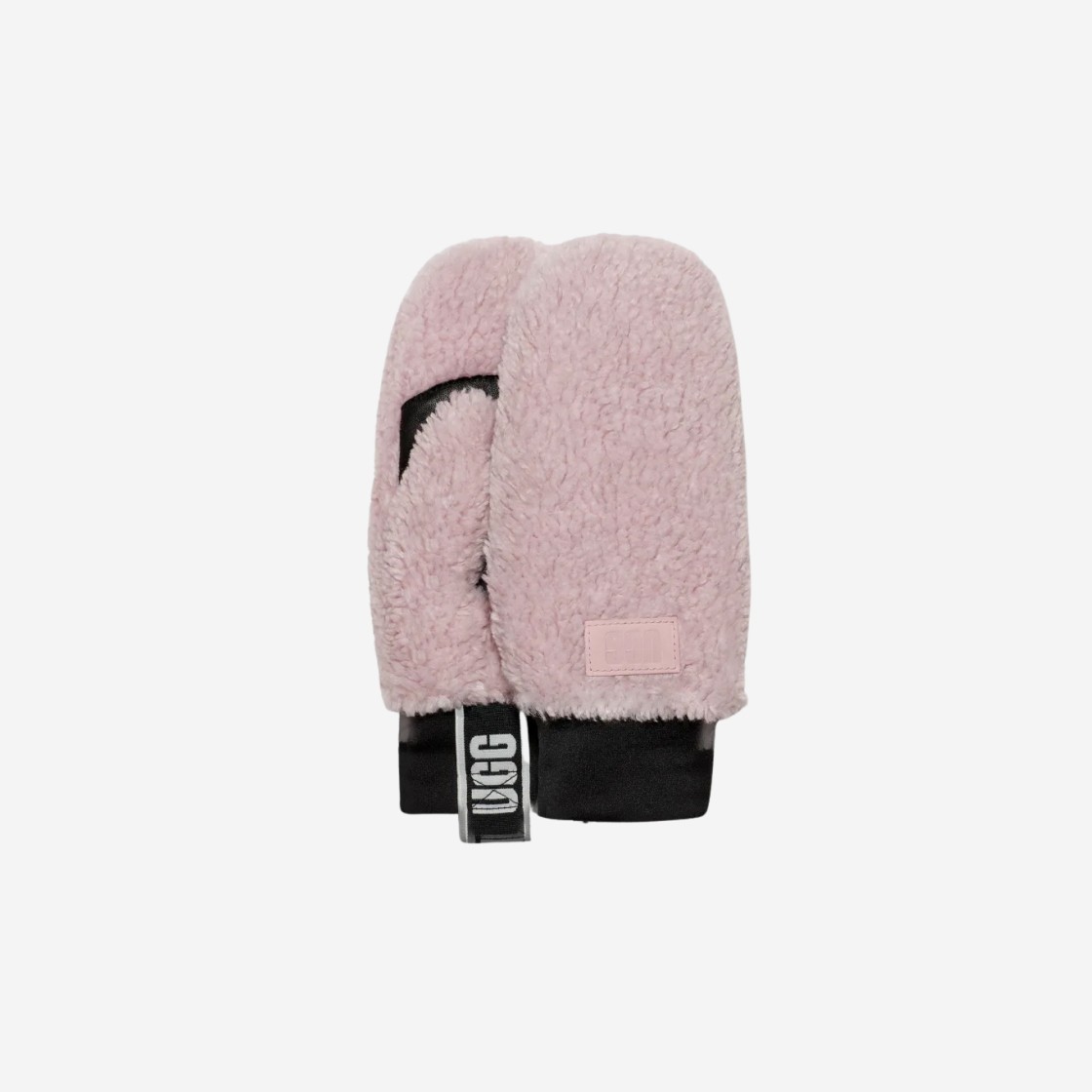 (W) UGG Sherpa Mitten with Logo Tape Mauve 상세 이미지 1