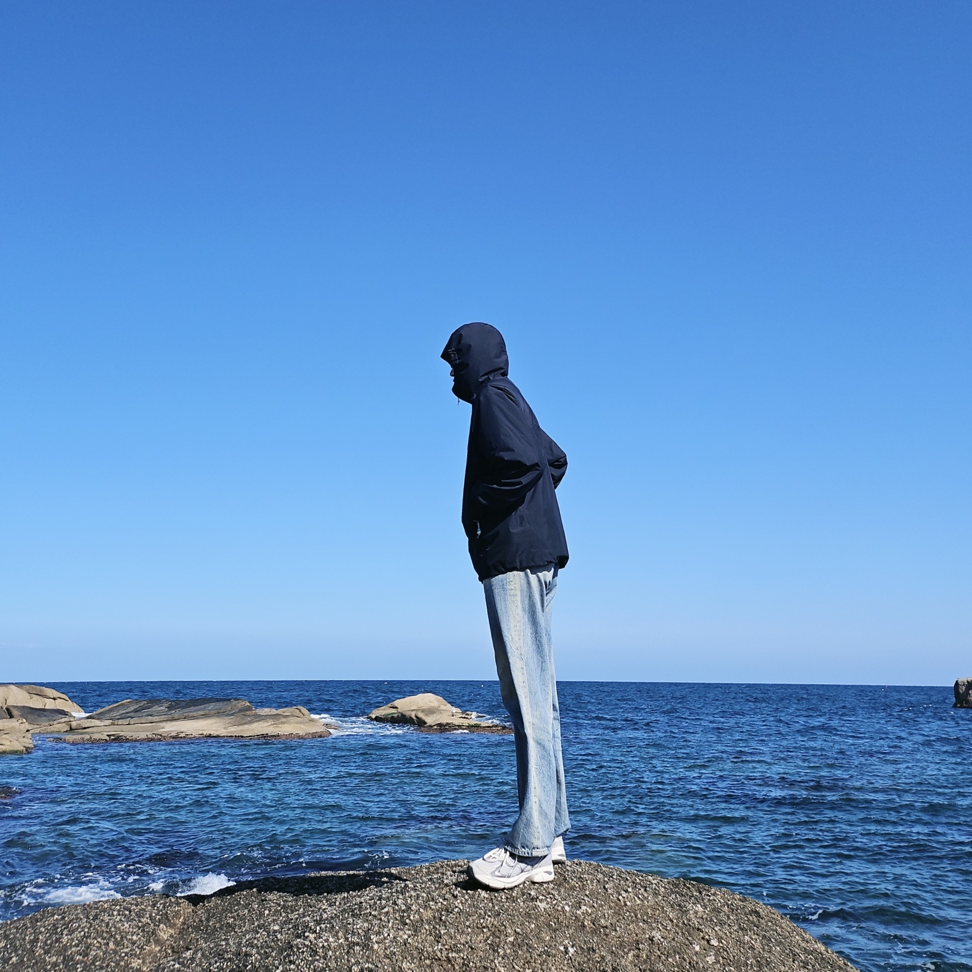 Nike ACG Storm-Fit ADV Cascade Rains Full Zip Jacket Black - Asia, Asics GT-2160 Oyster Grey Carbon 착용 스타일 - 3
