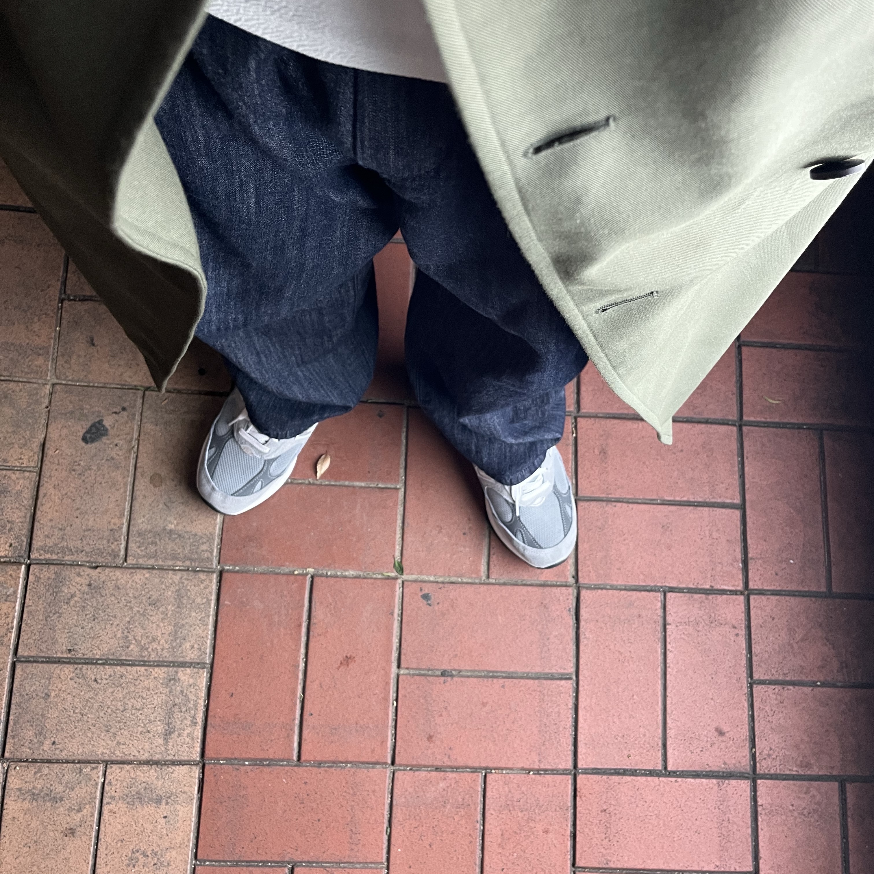 New Balance 993 Made in USA Grey - D Standard 착용 스타일