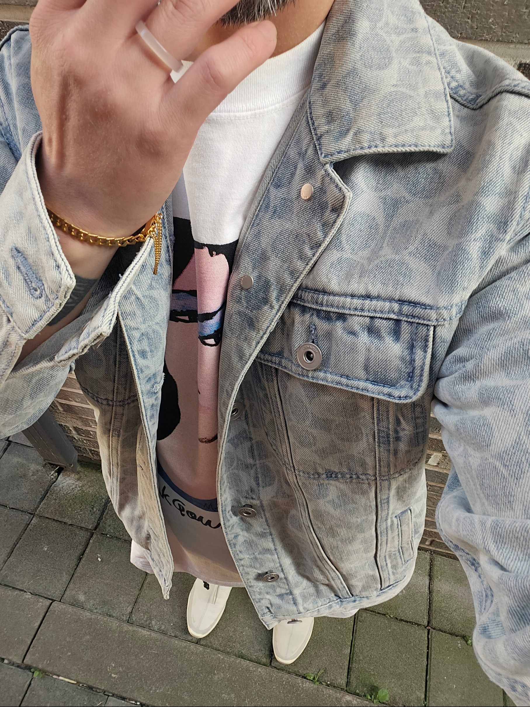 Nike x Fear of God Air Fear of God SA Light Bone 착용 스타일 - 2