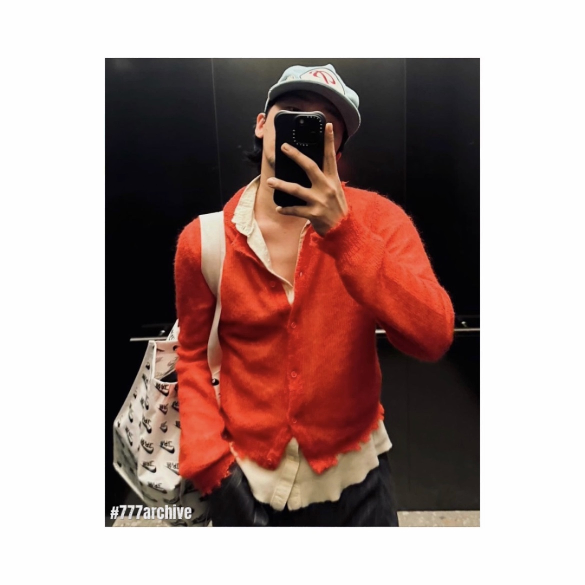 Peaceminusone 5 Panel Ball Cap #2 Mint, Peaceminusone 5 Panel Ball Cap #1 Blue 착용 스타일 - 1