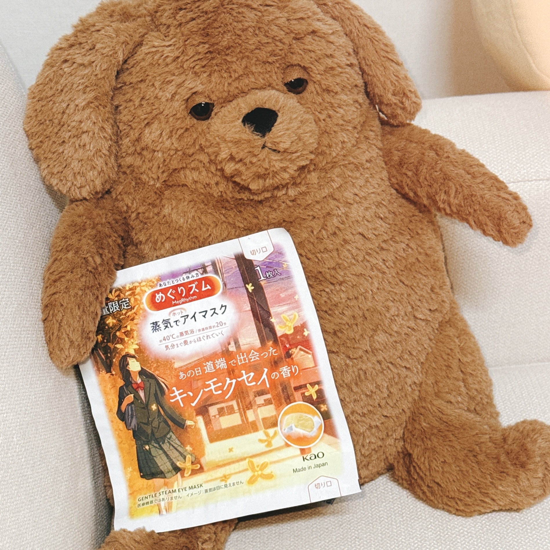 Jellycat Amore Dog Brown 착용 스타일