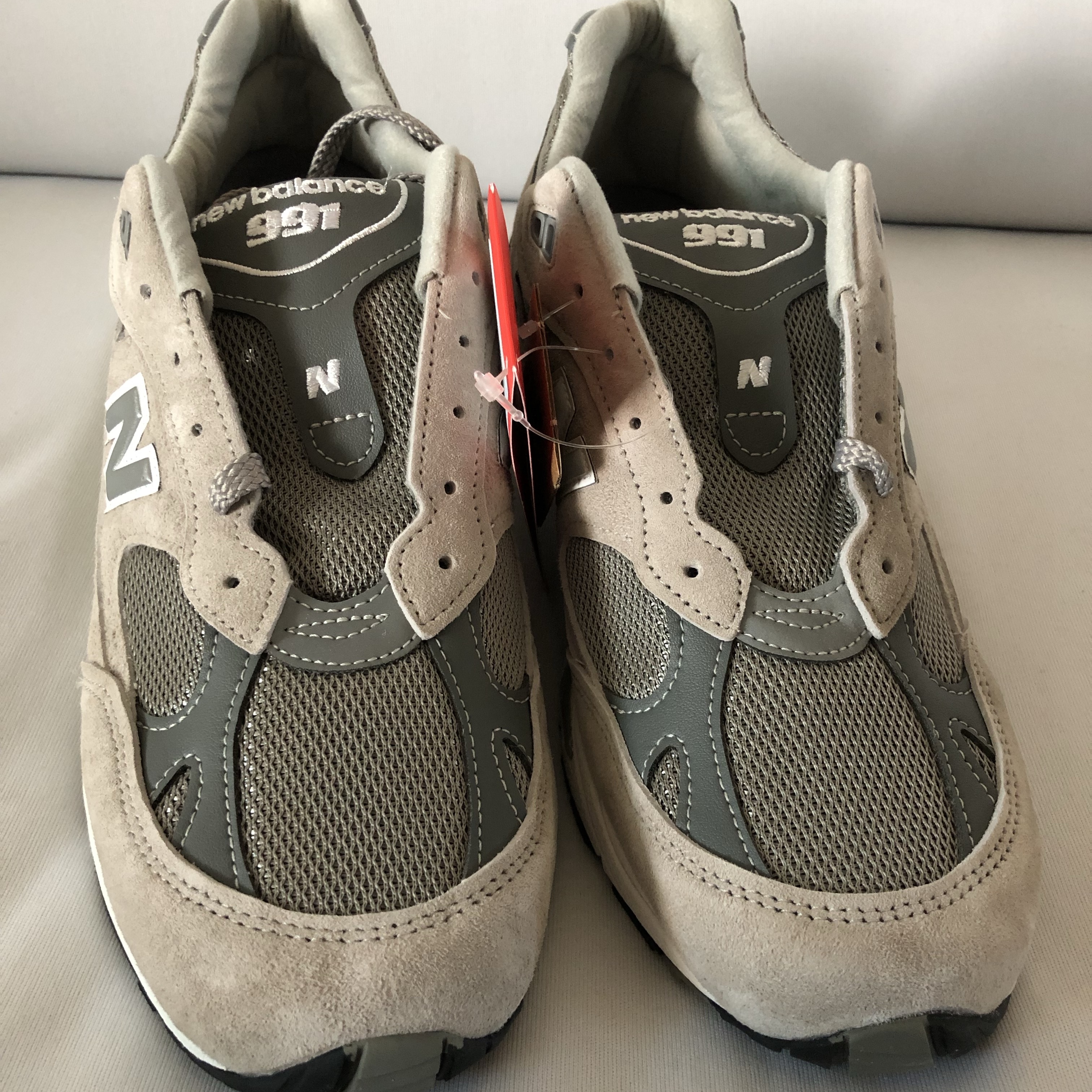 New Balance 991 Made in UK Grey 착용 스타일 - 3
