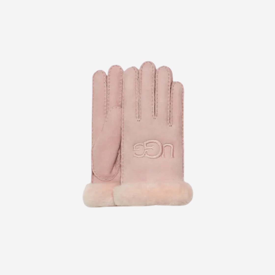 (W) UGG Shearling Embroider Glove Apple Blossom 상세 이미지 1