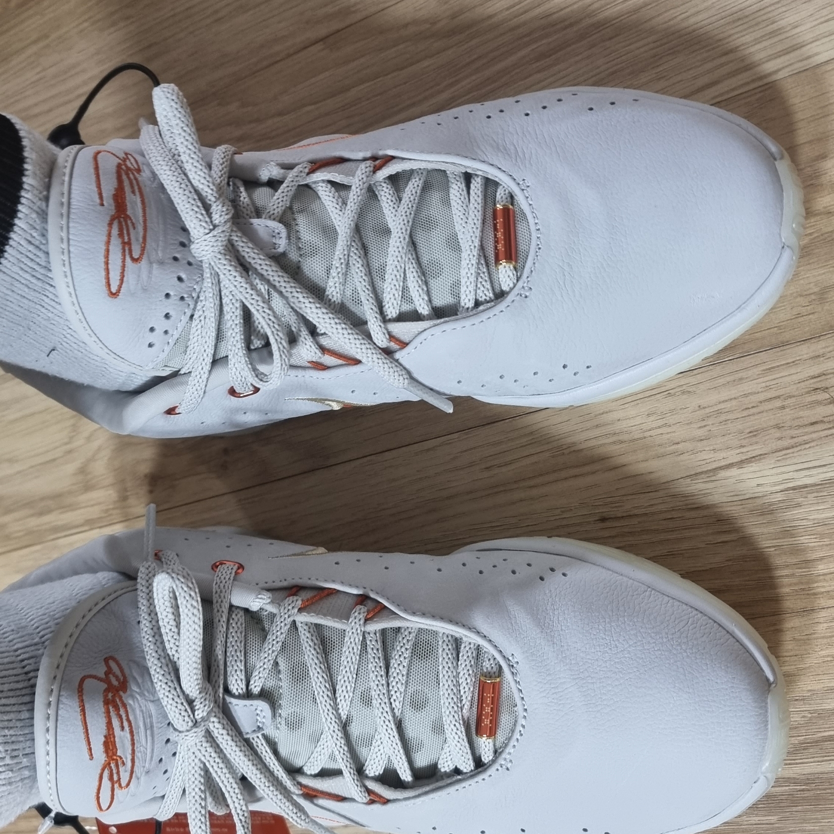 Nike Lebron 21 EP Akoya Light Bone 착용 스타일 - 2