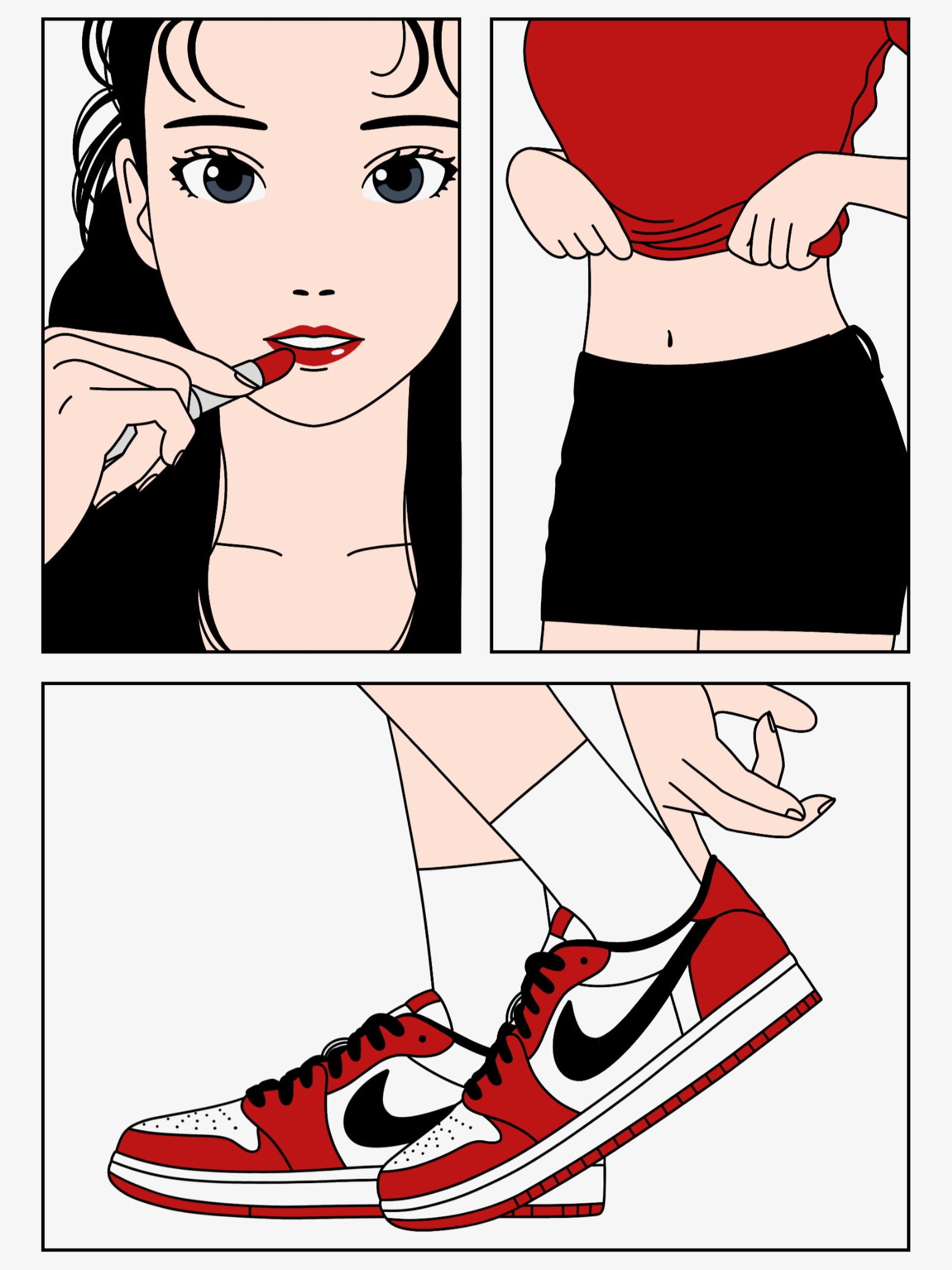 Jordan 1 Retro Low OG Chicago 2016 착용 스타일