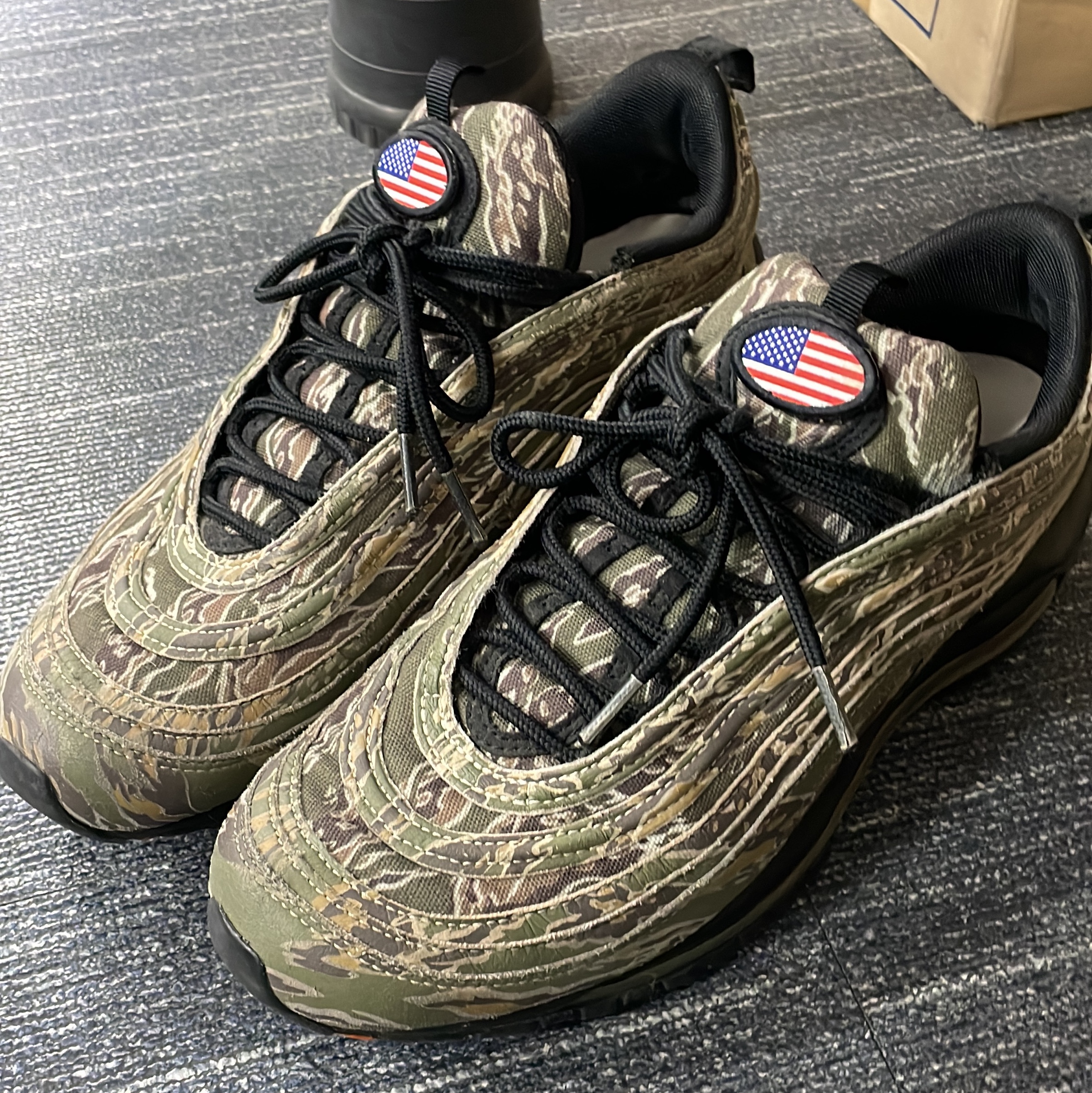 Nike Air Max 97 Country Camo USA 착용 스타일