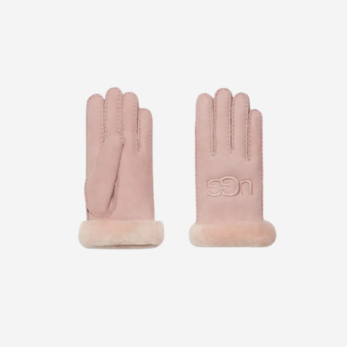 (W) UGG Shearling Embroider Glove Apple Blossom 상세 이미지 2