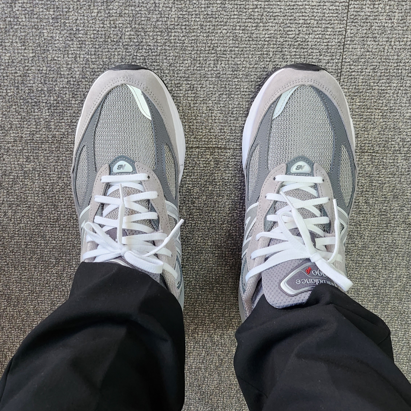 New Balance 990v6 Made in USA Grey - D Standard 착용 스타일