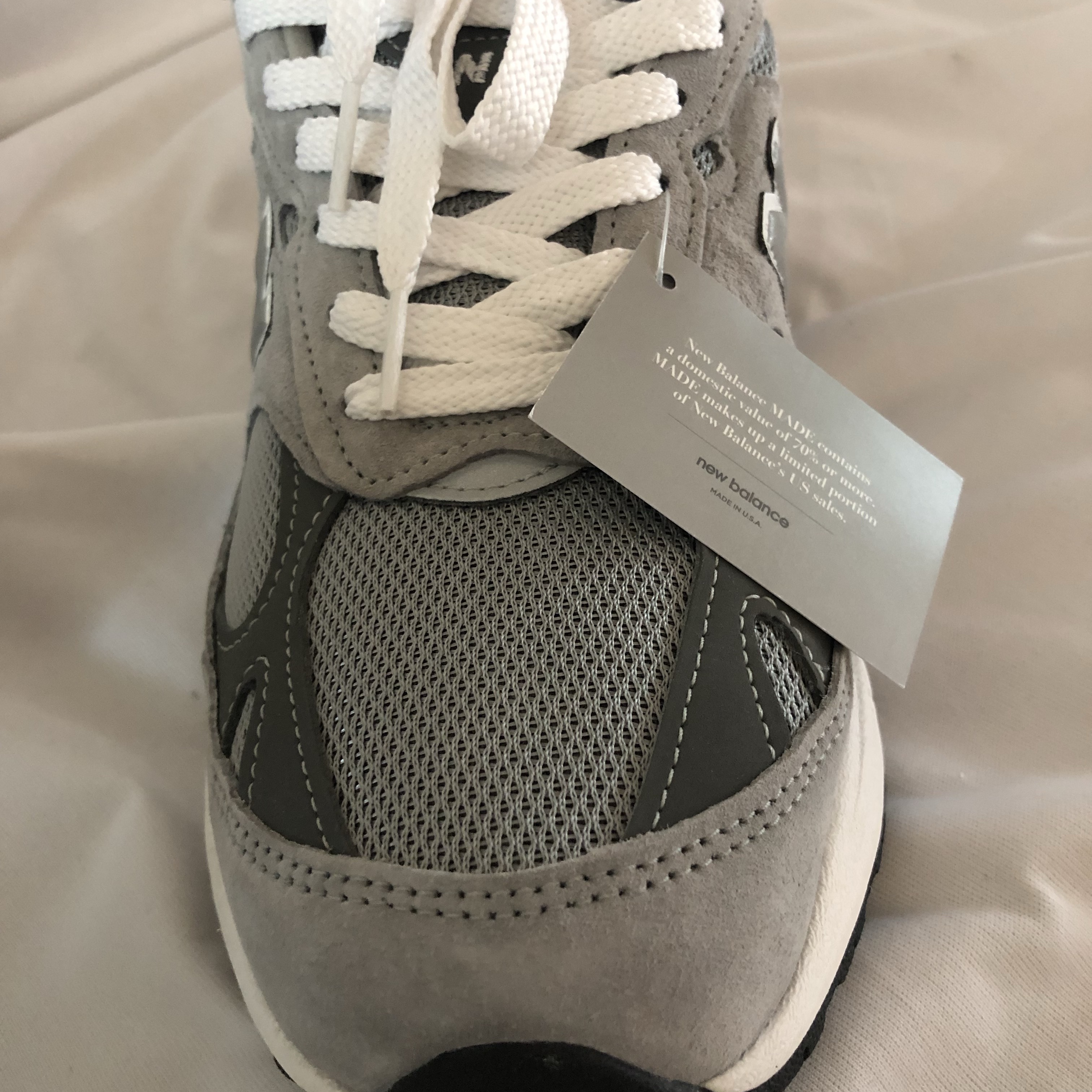 New Balance 993 Made in USA Grey - D Standard 착용 스타일 - 6