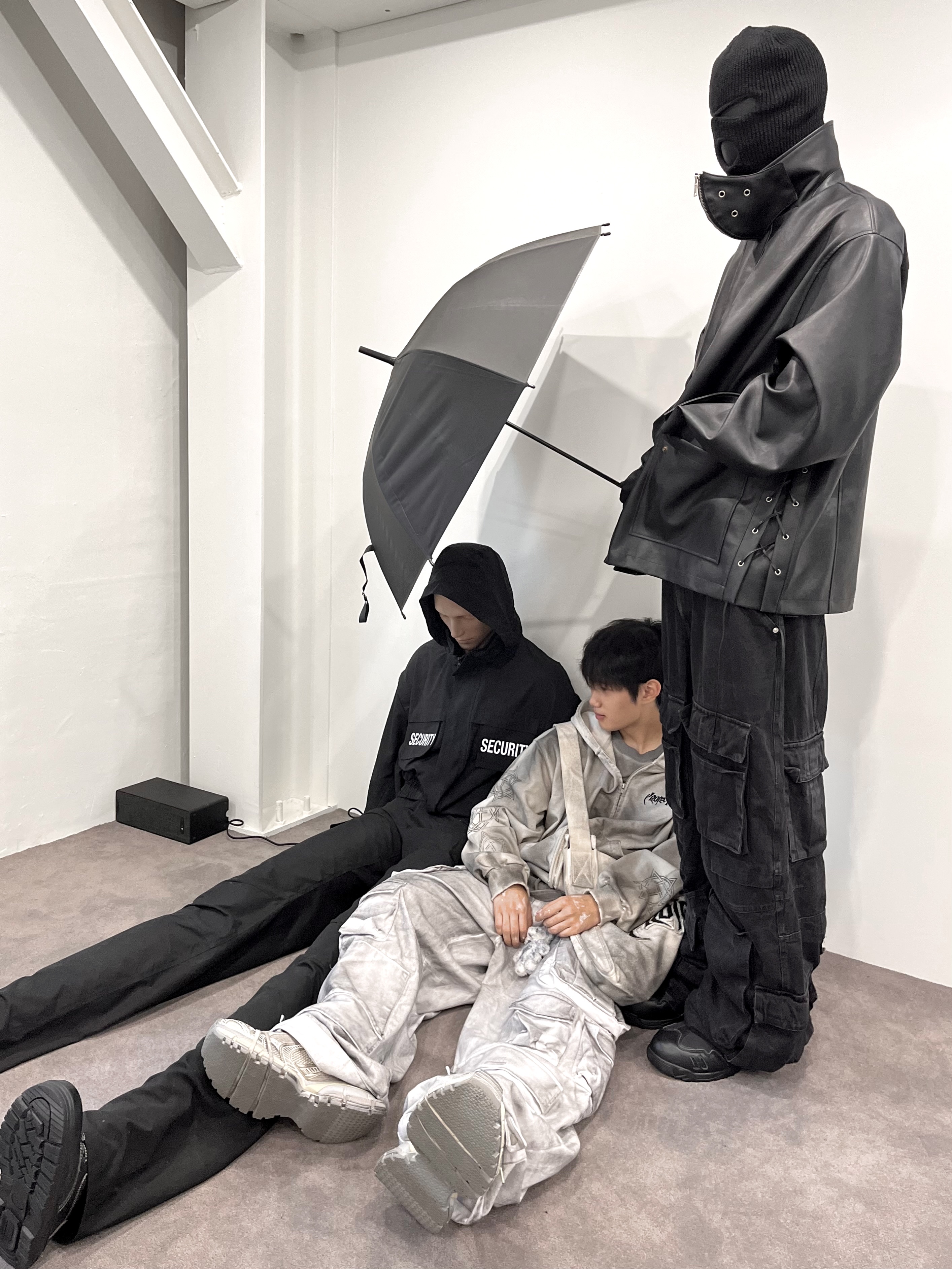 Project G/R Furious Logo Applique Zip Hoodie Grey - 10 Corso Como Exclusive, Balenciaga 3XL Sneakers Light Beige 착용 스타일 - 1