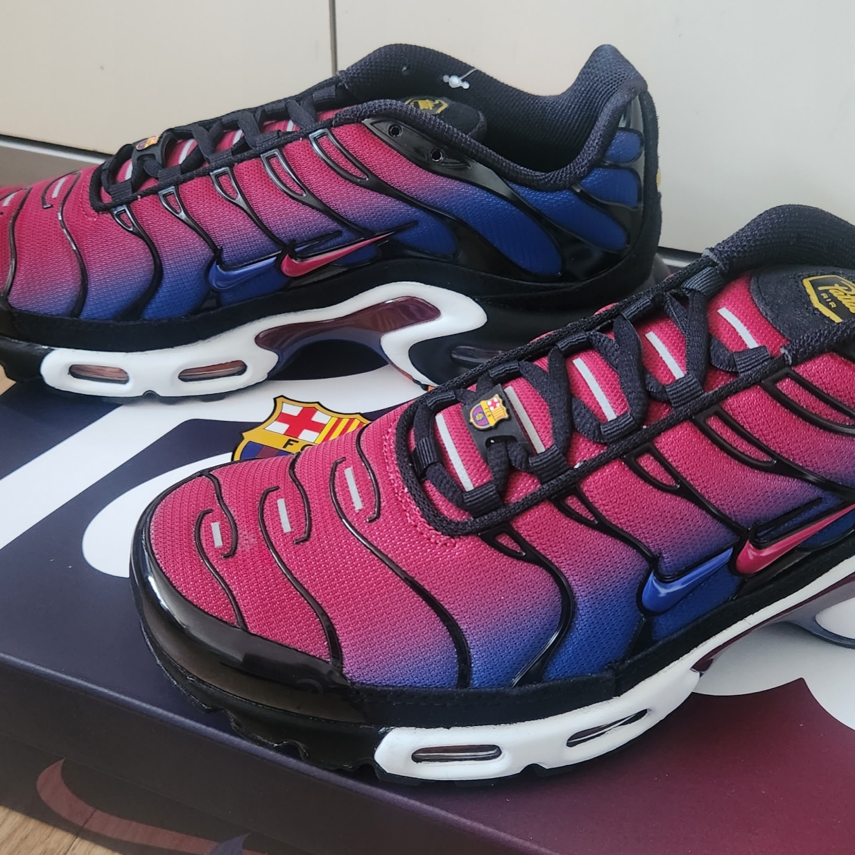 Nike x Patta x FC Barcelona Air Max Plus Culers del Món 착용 스타일 - 2
