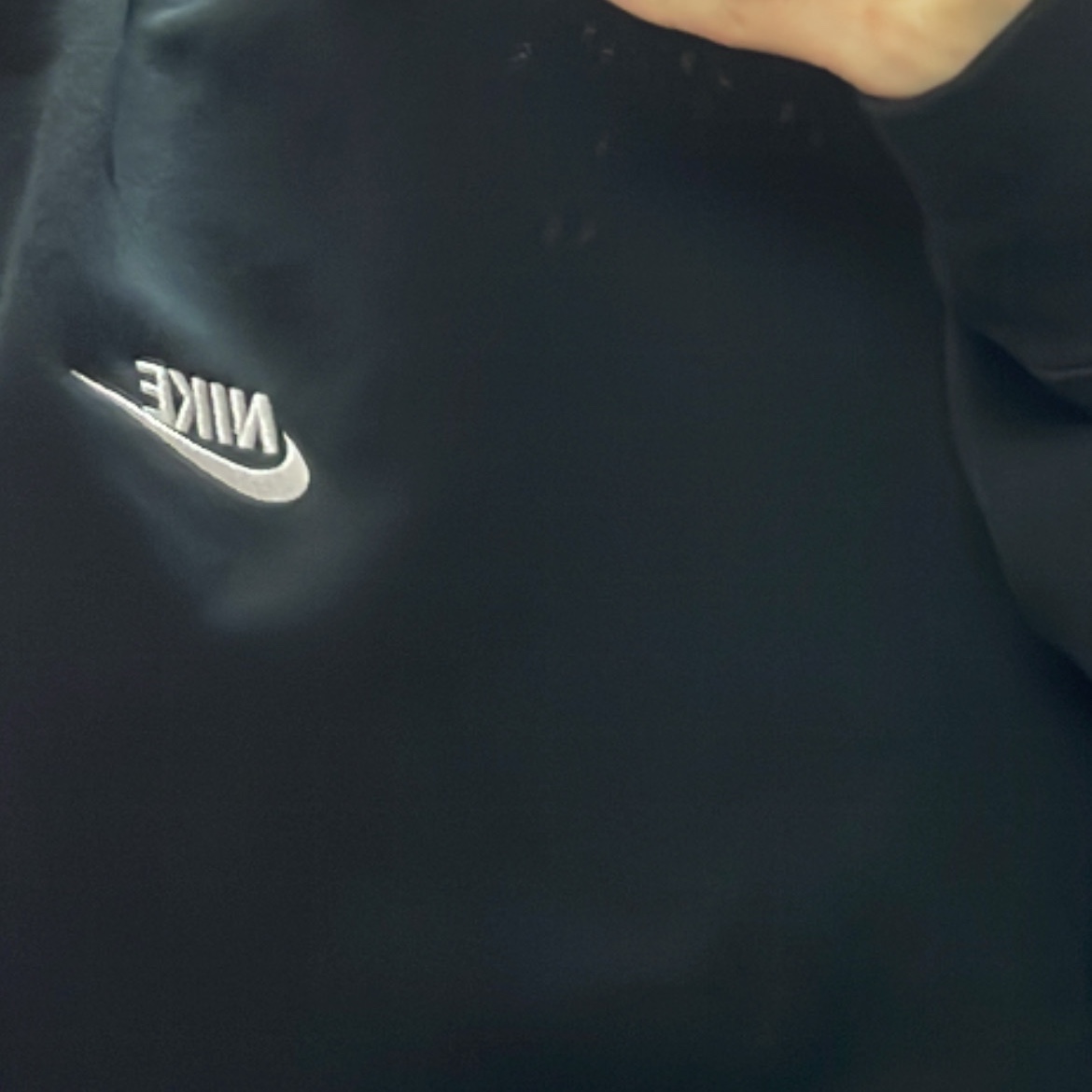 Nike NSW Club Fleece Crew Sweatshirt Black - US/EU 착용 스타일
