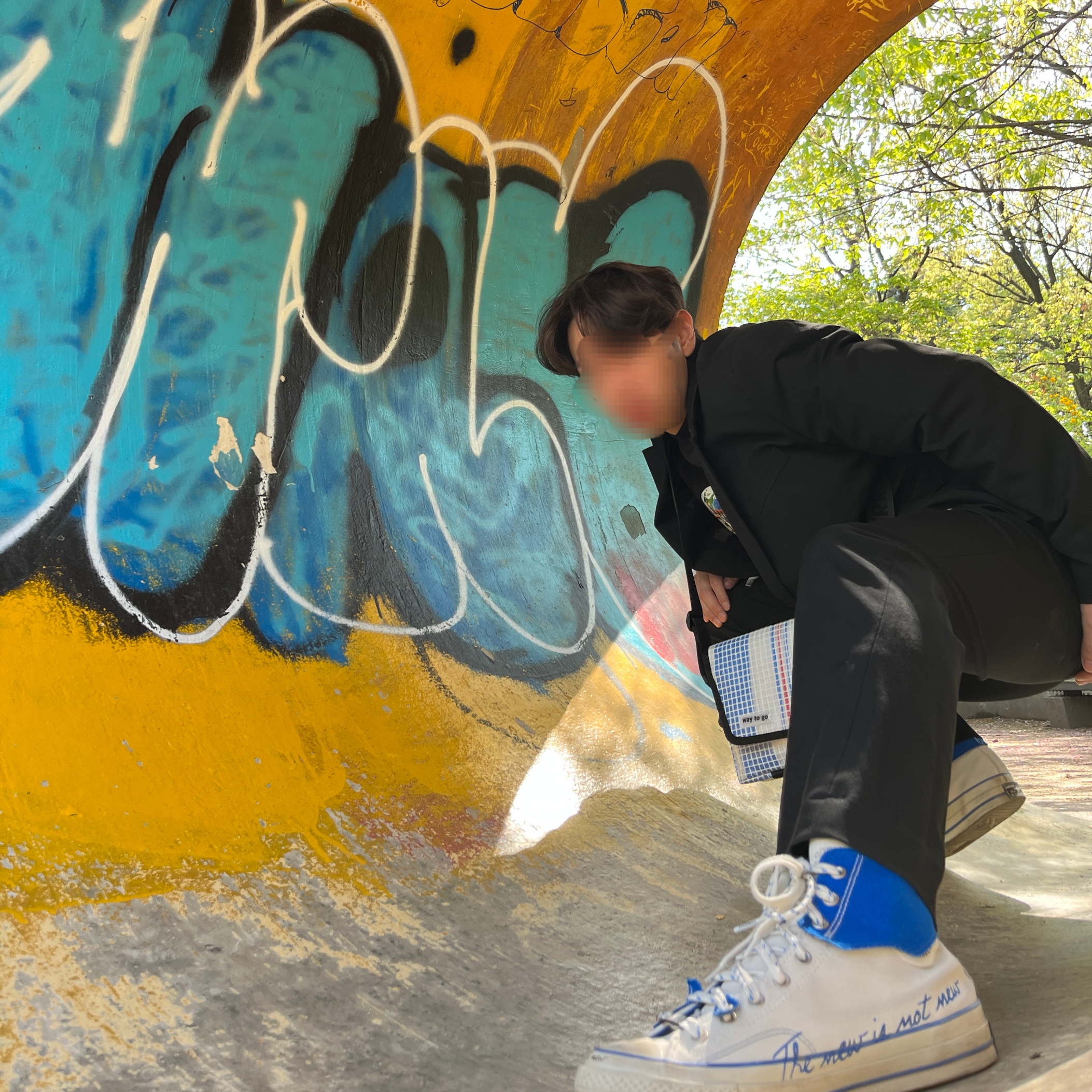 Converse x Ader Error Chuck 70 High White 착용 스타일