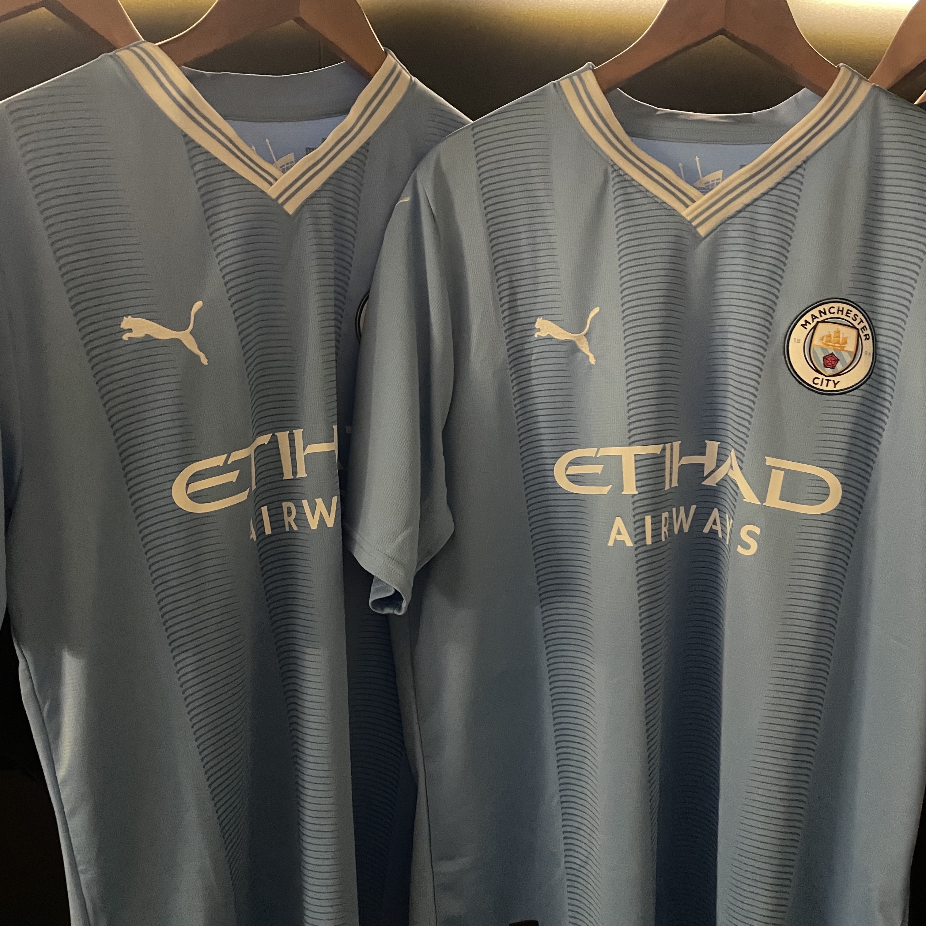 Puma Manchester City 2023/24 Home Jersey Team Light Blue (Non Marking Ver.) 착용 스타일