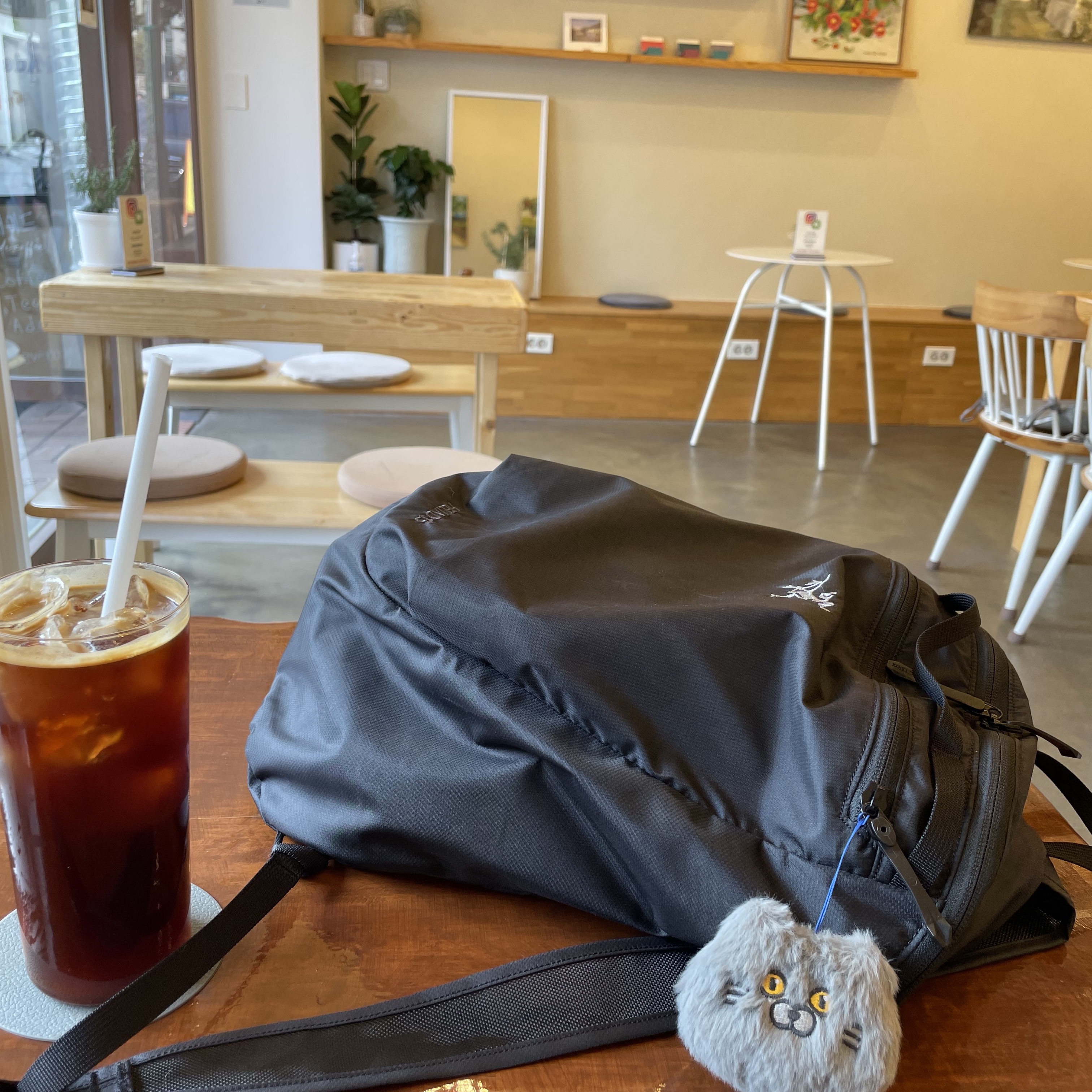 Arc'teryx Heliad 15 Backpack Black 착용 스타일 - 1