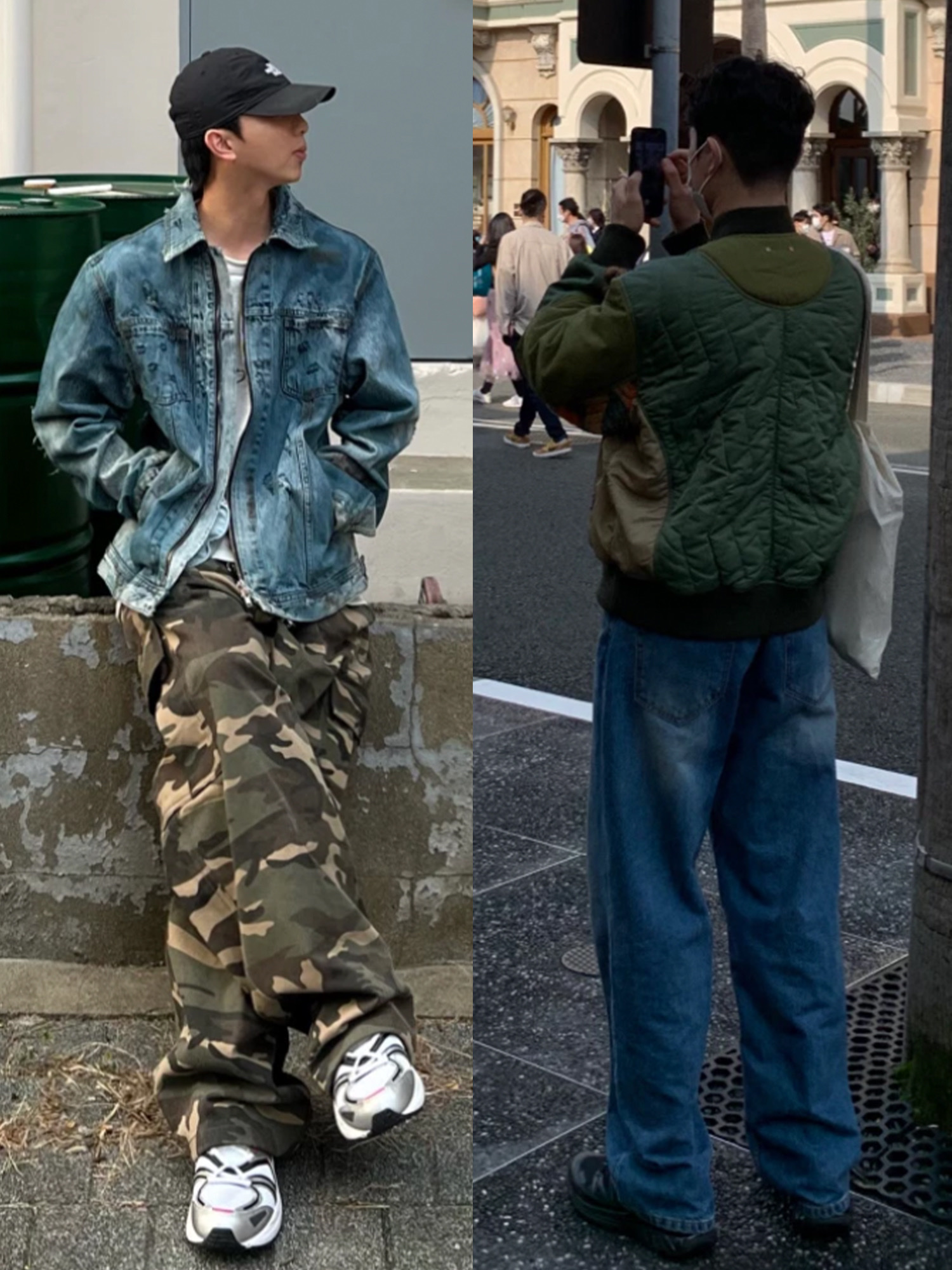 Zara x Ader Error Oversize Blazer Black, New Balance 992 Made in USA Grey - D Standard 착용 스타일 - 3