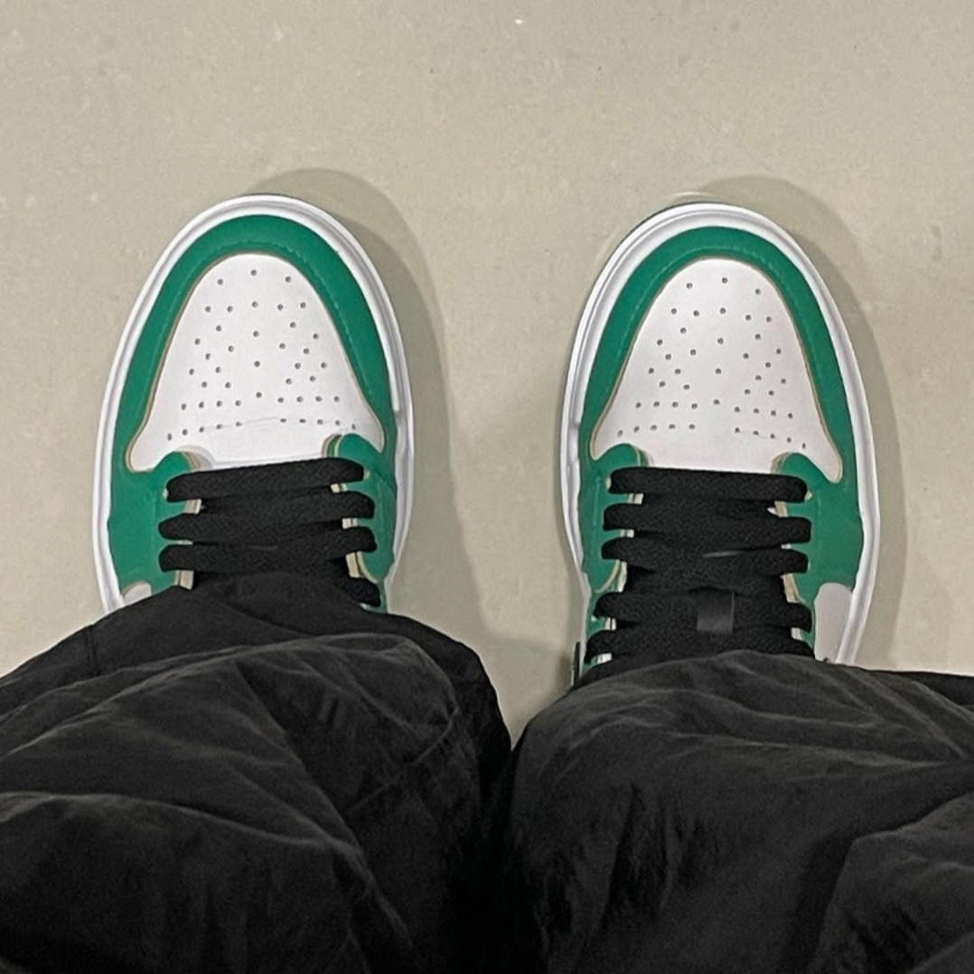(W) Jordan 1 Elevate Low SE Lucky Green 착용 스타일