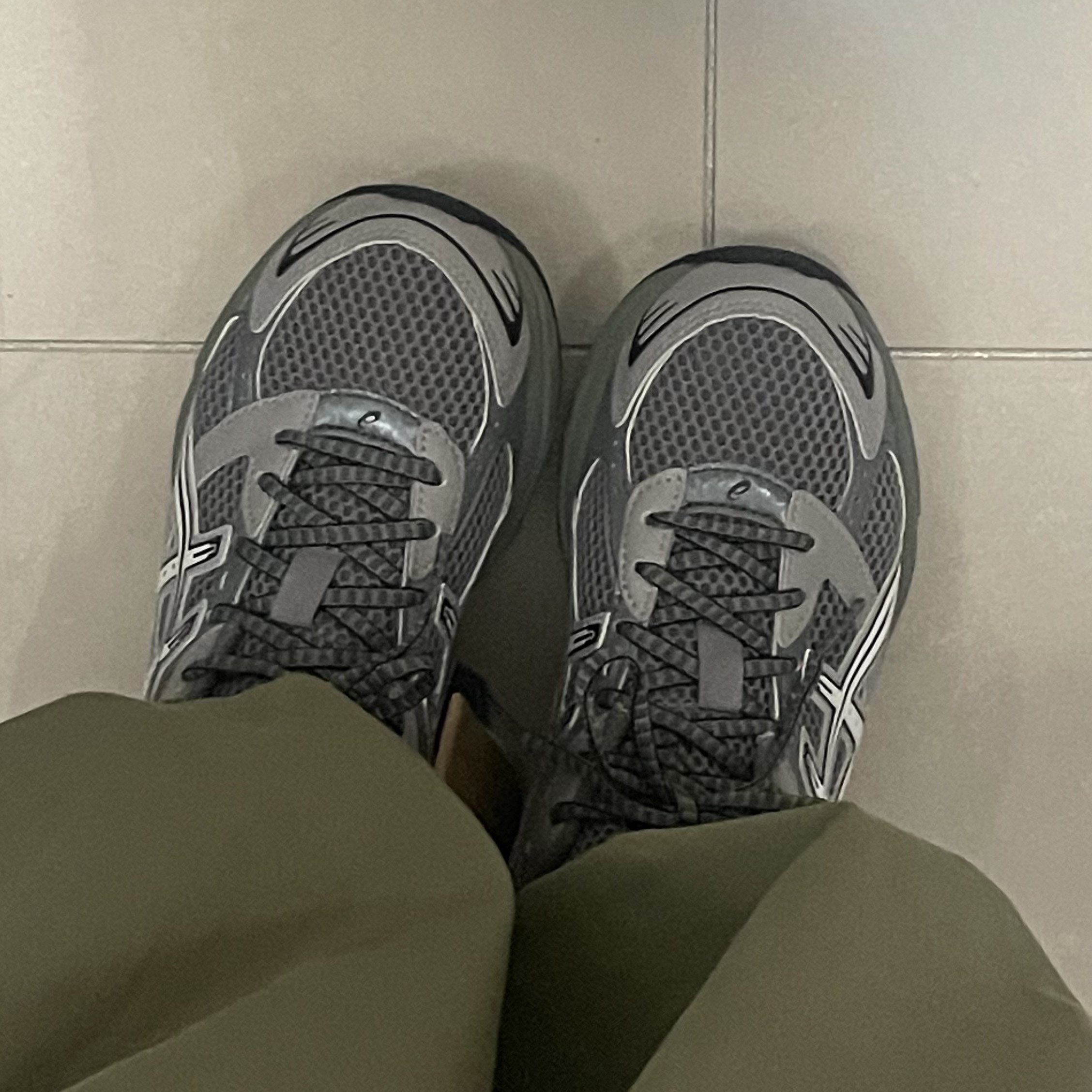 Asics Gel-1130 Wild Dove White - Folder Exclusive 착용 스타일 - 2