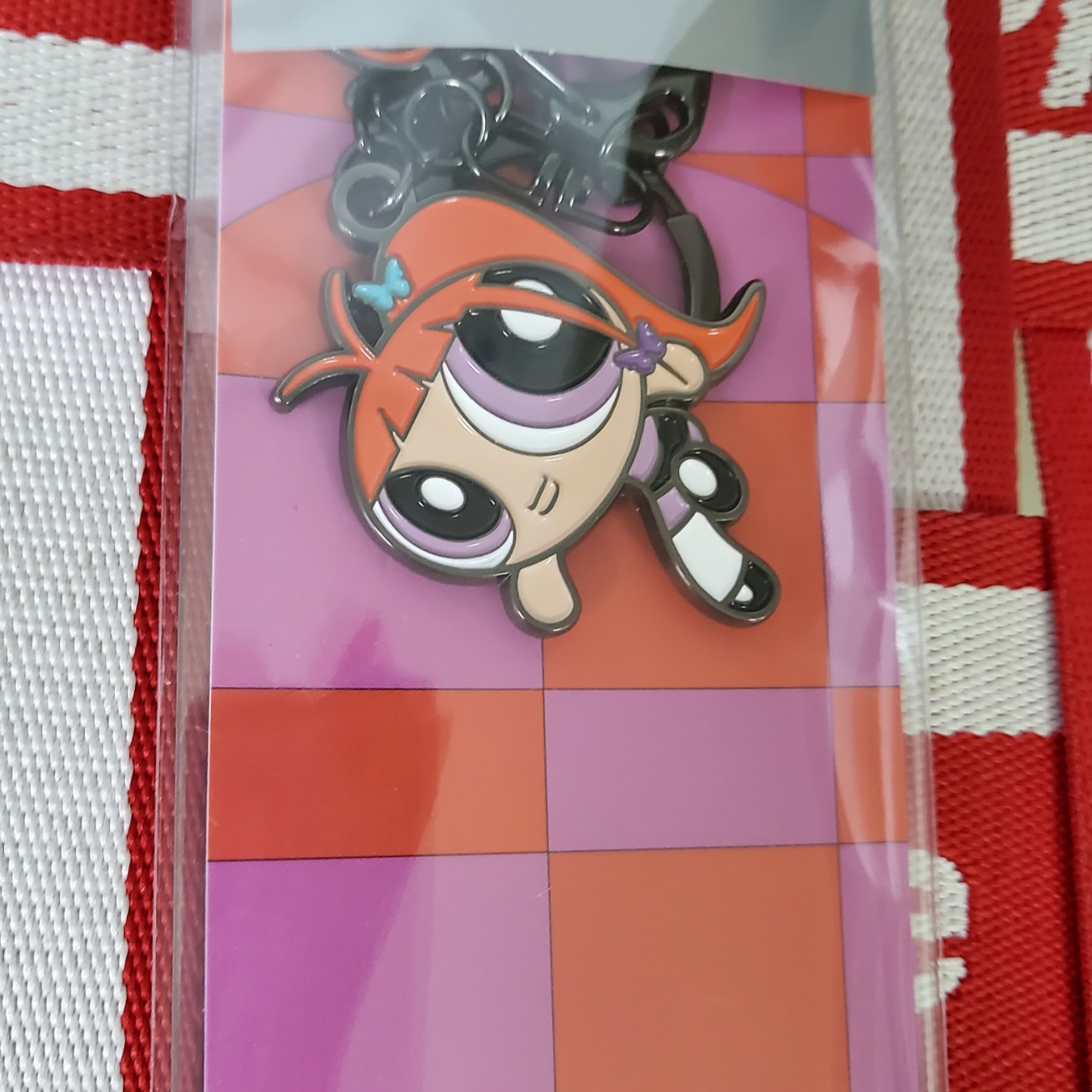 NewJeans x The Powerpuff Girls Metal Keyring Hyein 착용 스타일