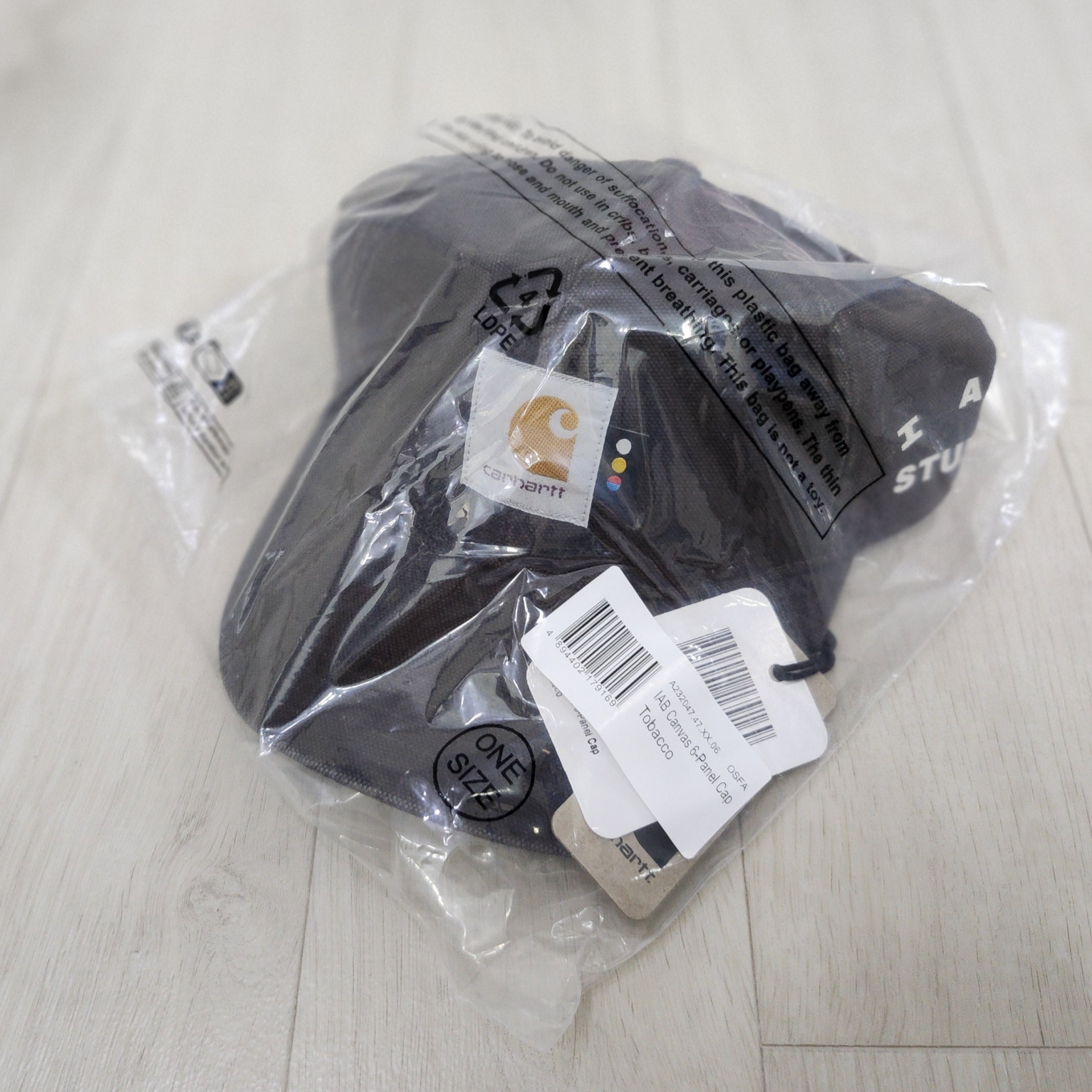 Carhartt WIP x IAB Studio Canvas 6-Panel Cap Tobacco 착용 스타일 - 4