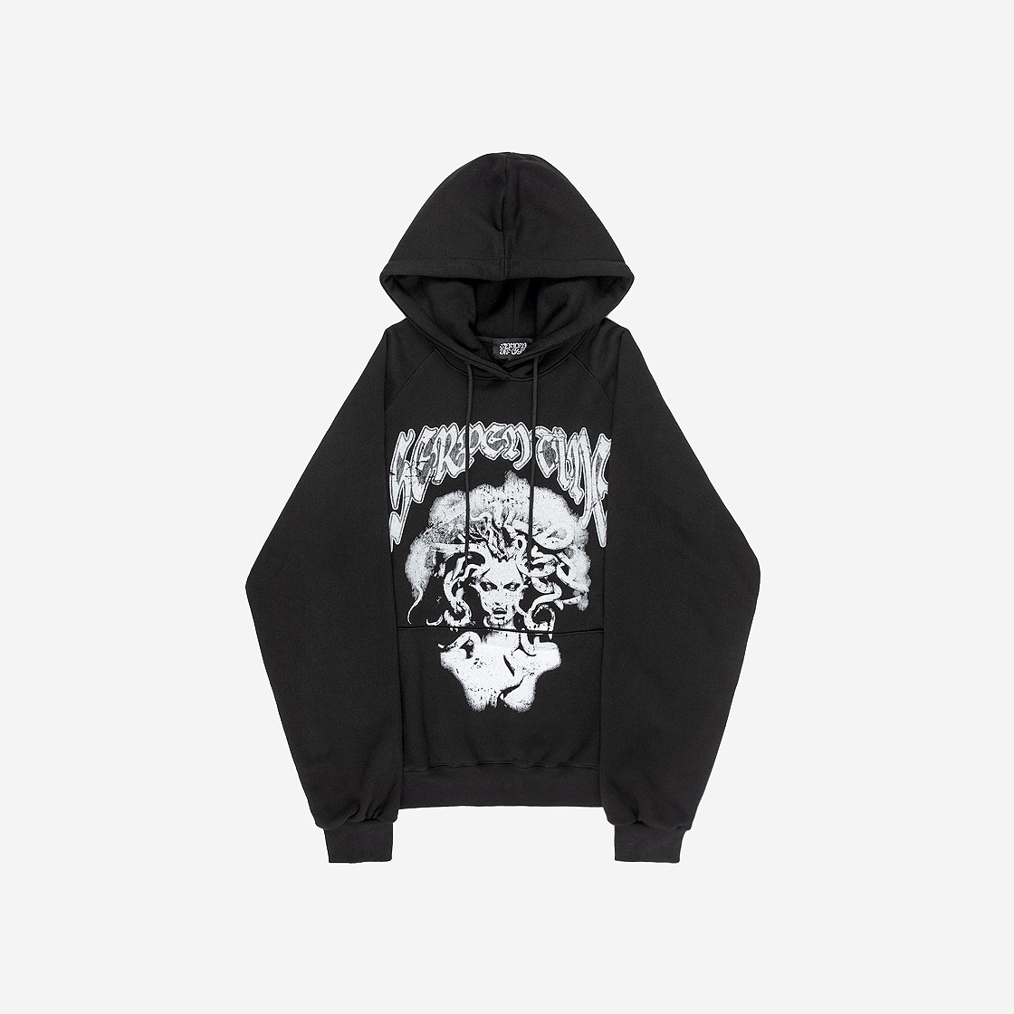 Sundayoffclub Serpentine Grace Heavy Terry Hoodie Black 상세 이미지 1