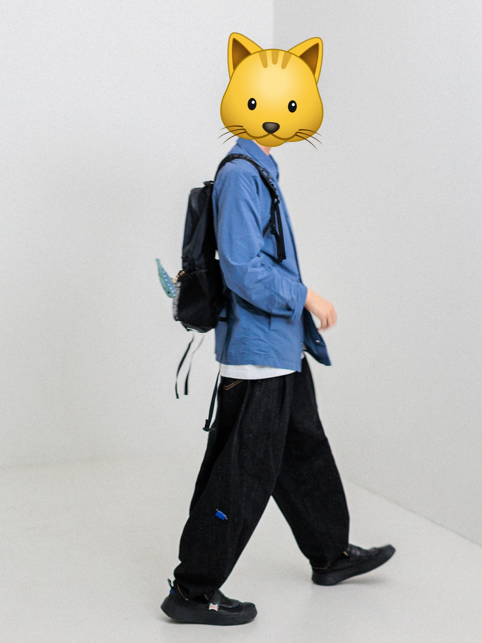 Camper x Ader Error Proto-743-S Black Leather Shoes 착용 스타일 - 2