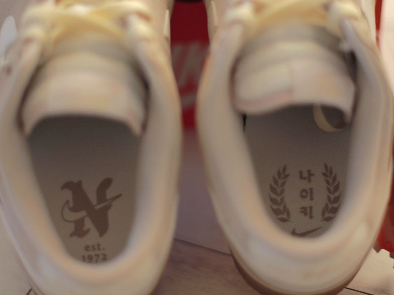 (W) Nike Dunk Low Hangul Day Light Orewood Brown Sail 착용 스타일 - 6