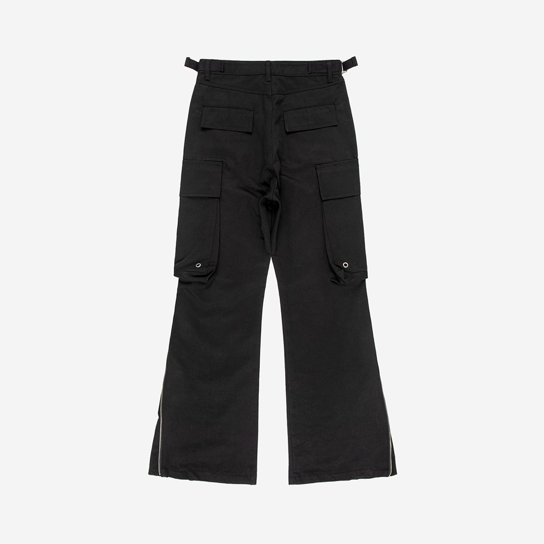 Sundayoffclub Side Zip Cargo Flare Trousers Black 상세 이미지 2