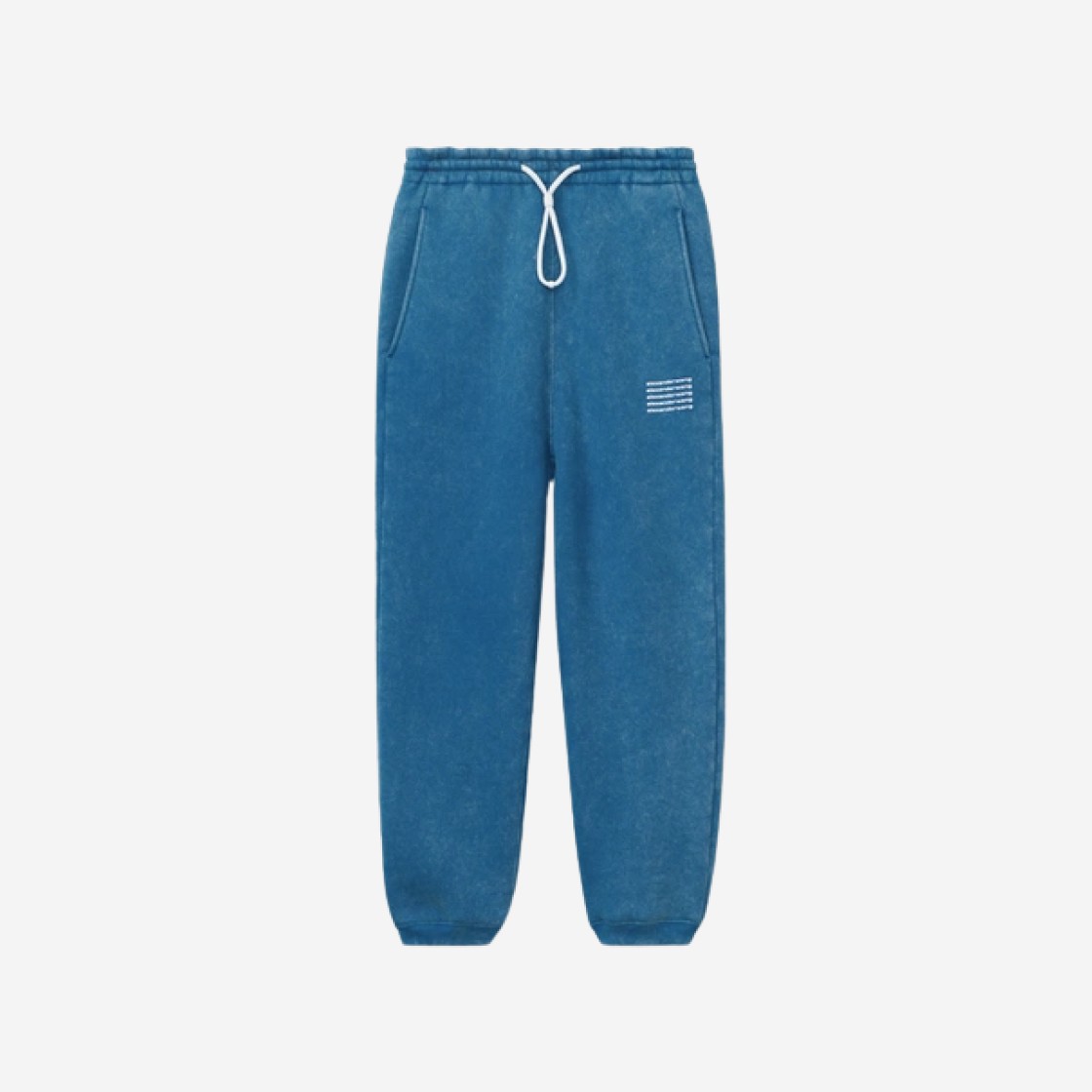 (W) Alexander Wang Acid Wash Dense Fleece Sweatpants Acid Blue 상세 이미지 1