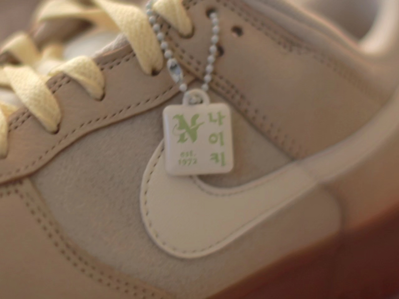 (W) Nike Dunk Low Hangul Day Light Orewood Brown Sail 착용 스타일 - 4
