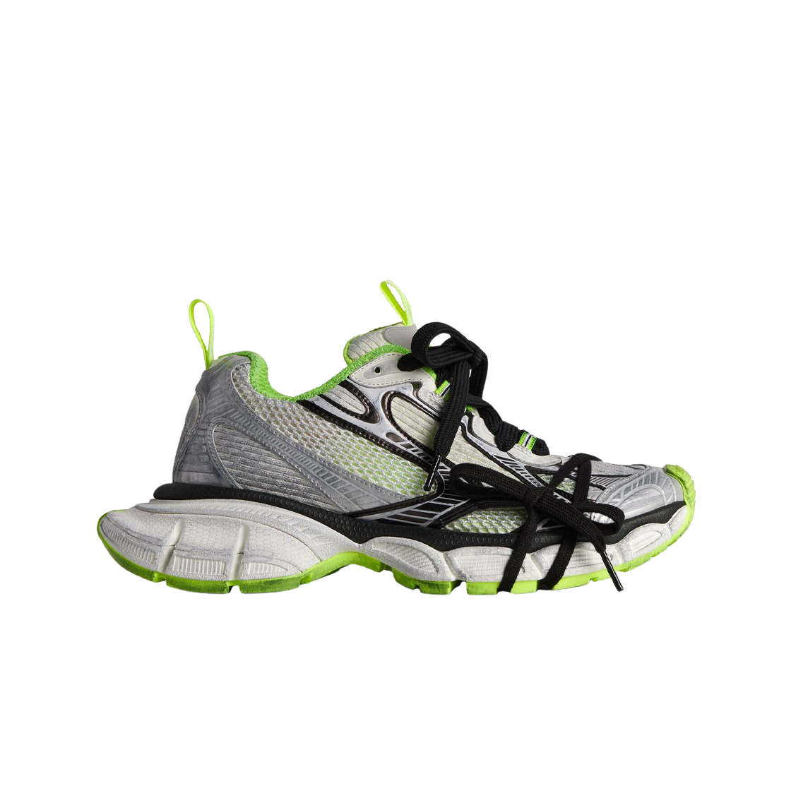 (W) 발렌시아가 3XL 스니커즈 화이트 블랙 네온 옐로우((W) Balenciaga 3XL Sneakers White Black Neon Yellow) - 1