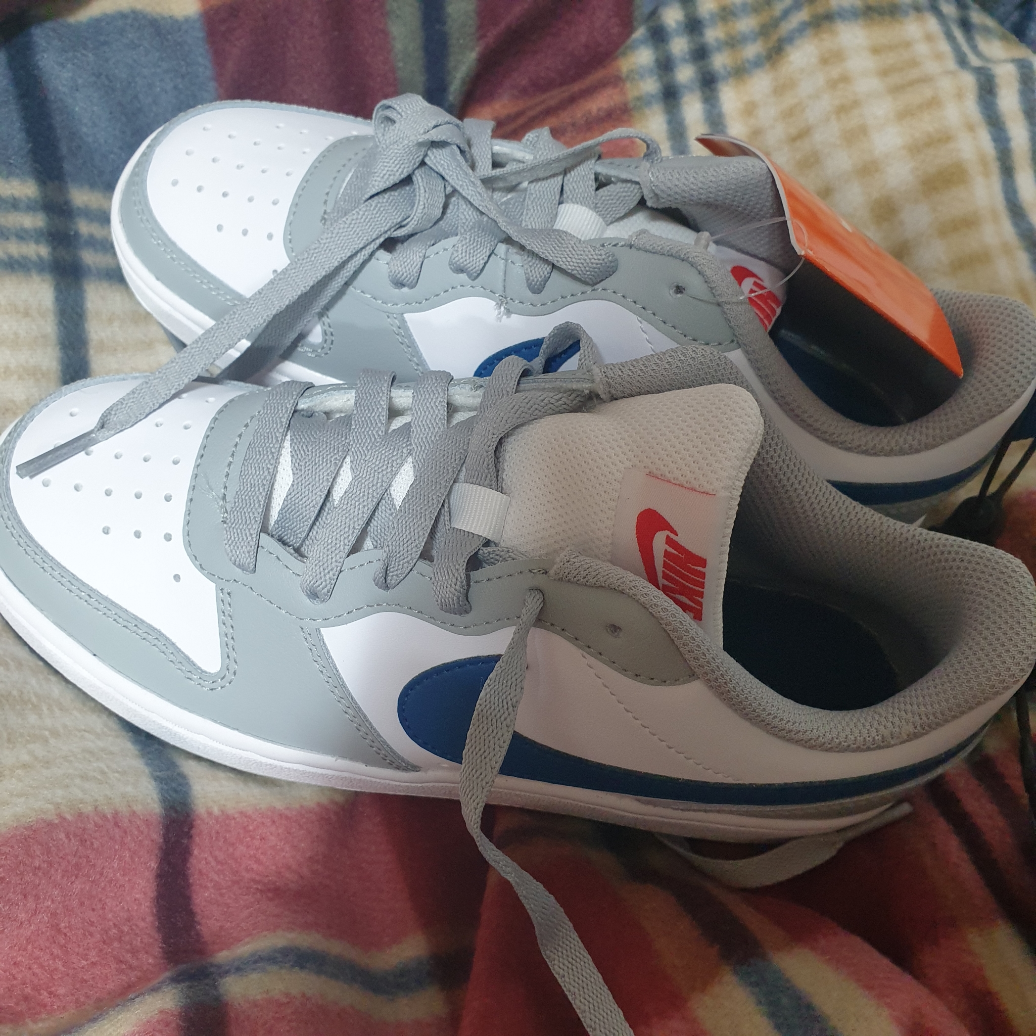 (GS) Nike Court Borough Low 2 Light Smoke Grey 착용 스타일
