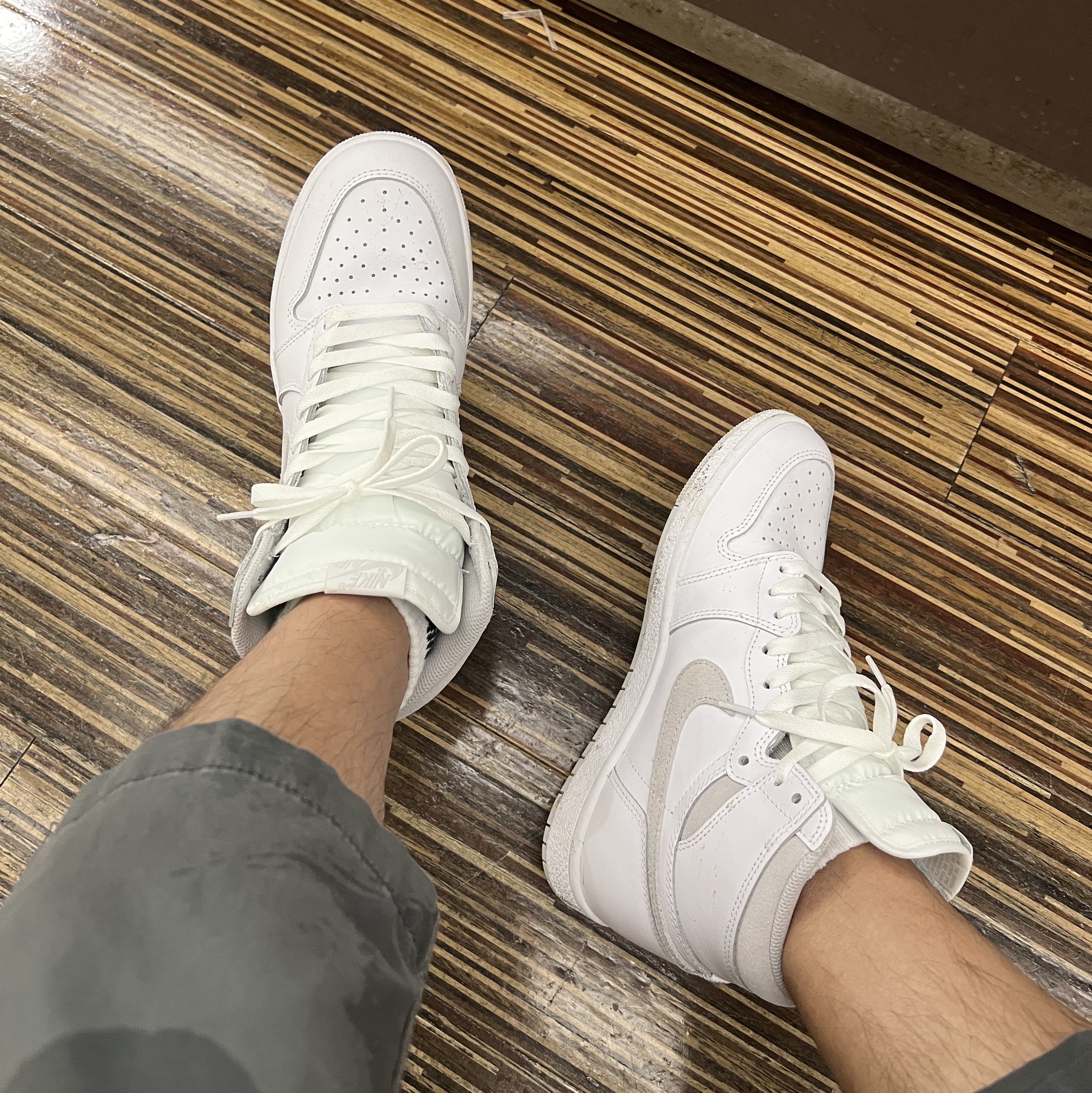 Jordan 1 High 85 Neutral Grey 착용 스타일