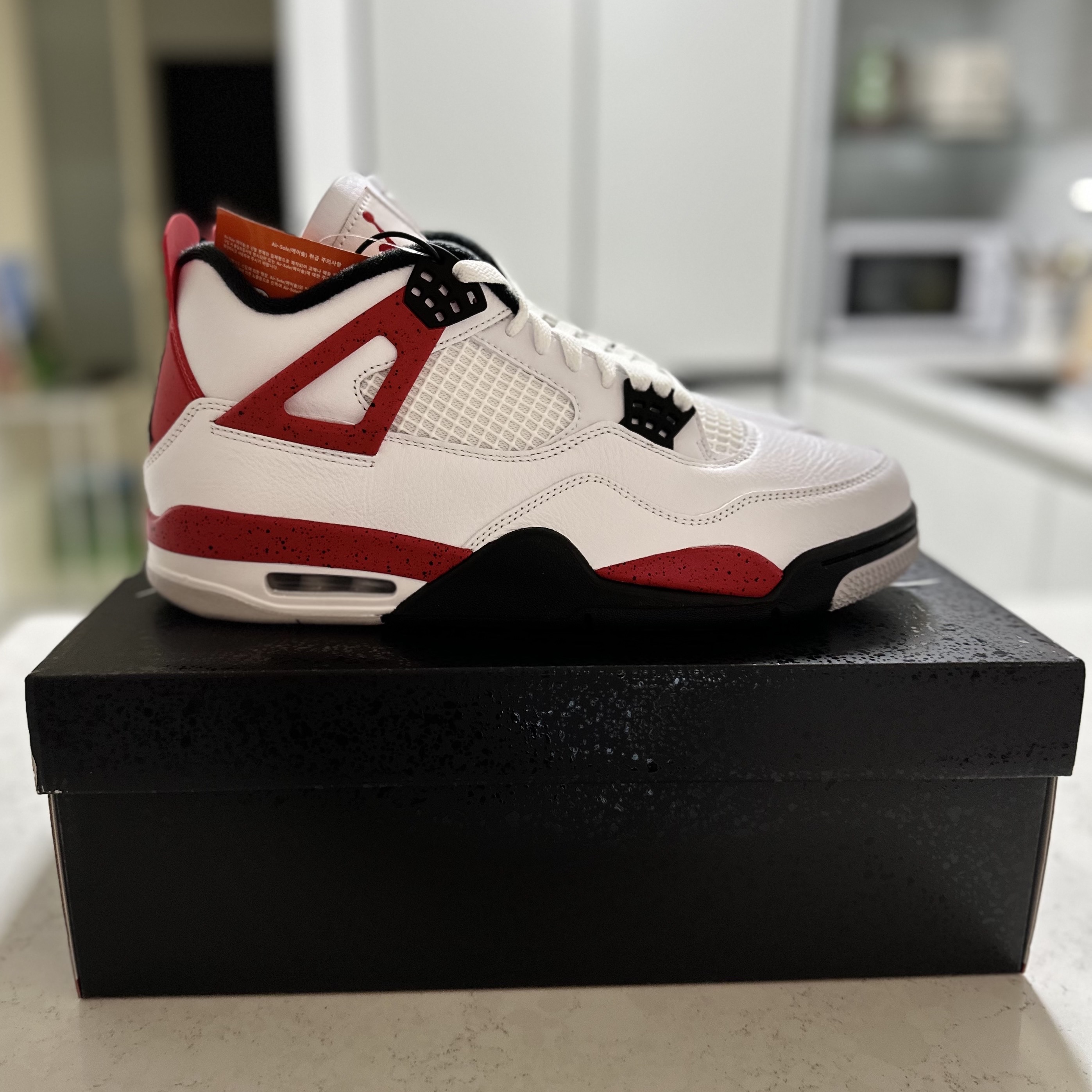 Jordan 4 Retro Red Cement 착용 스타일 - 1