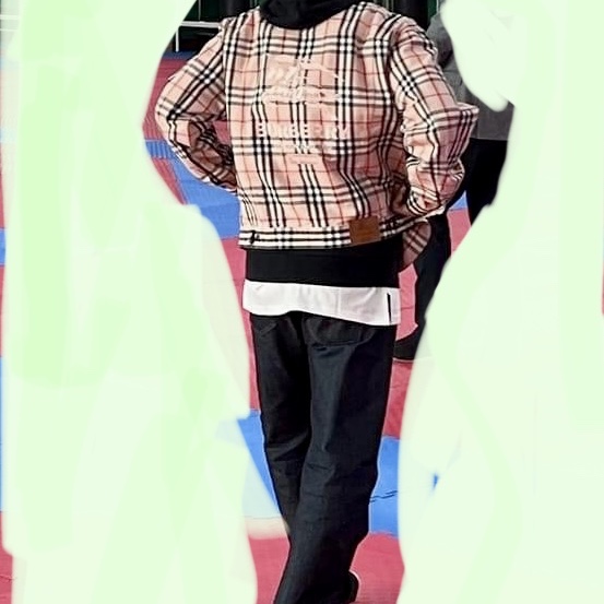 Supreme x Burberry Denim Trucker Jacket Pink - 22SS 착용 스타일
