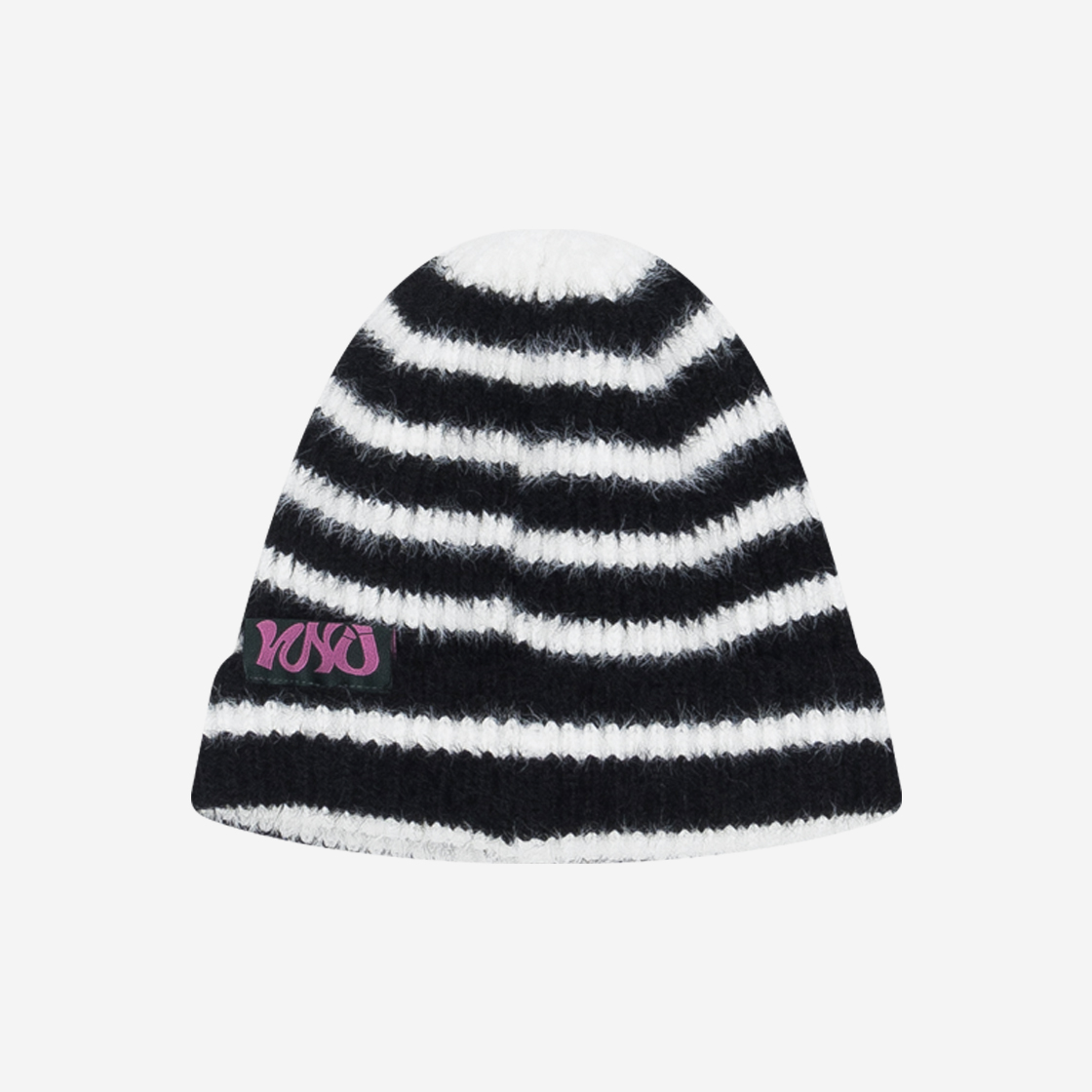 쿄 헤어리 브랜드 스트라이프 비니(Kyo Hairy Blend Stripes Beanie)