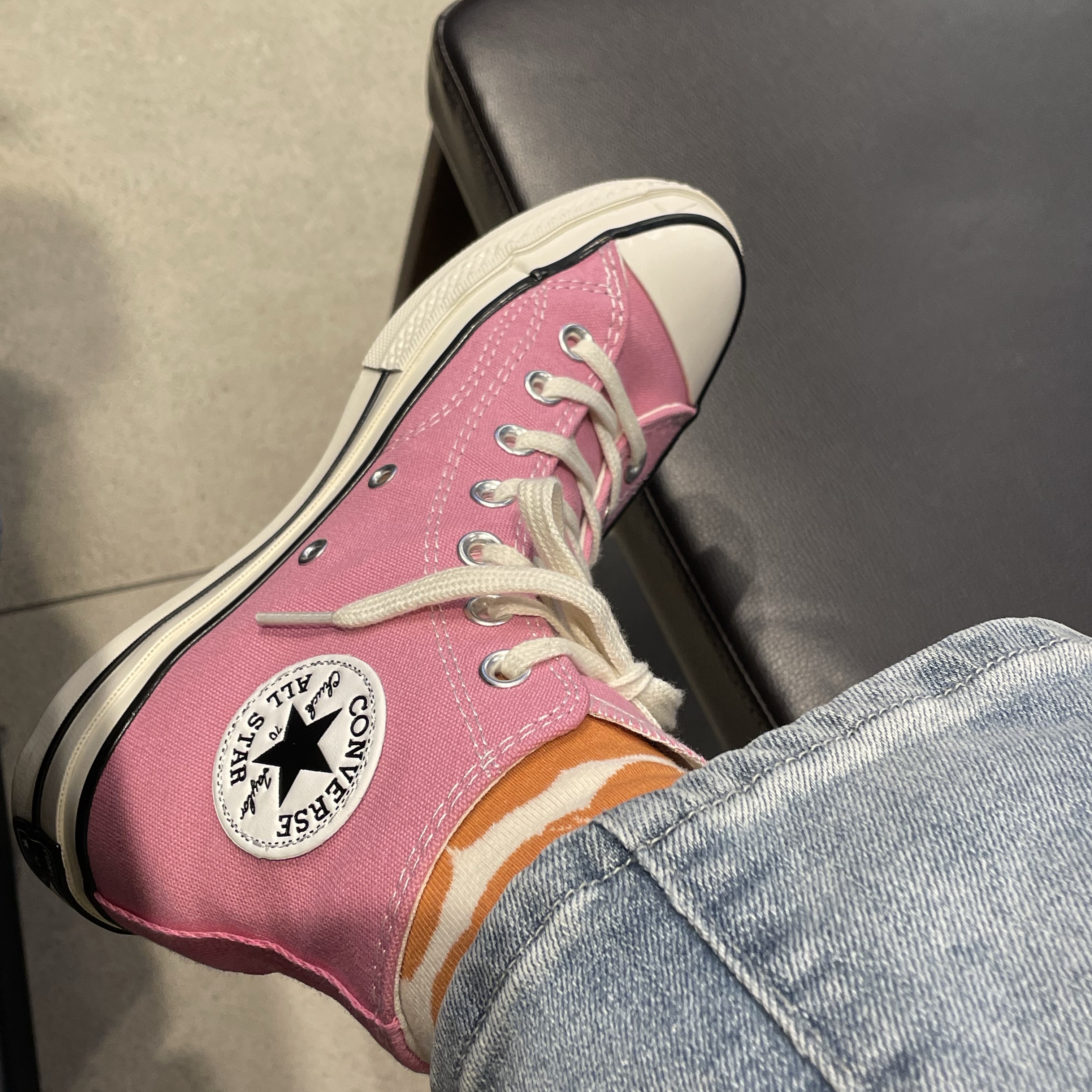 Converse Chuck 70 High Magic Flamingo 착용 스타일 - 1