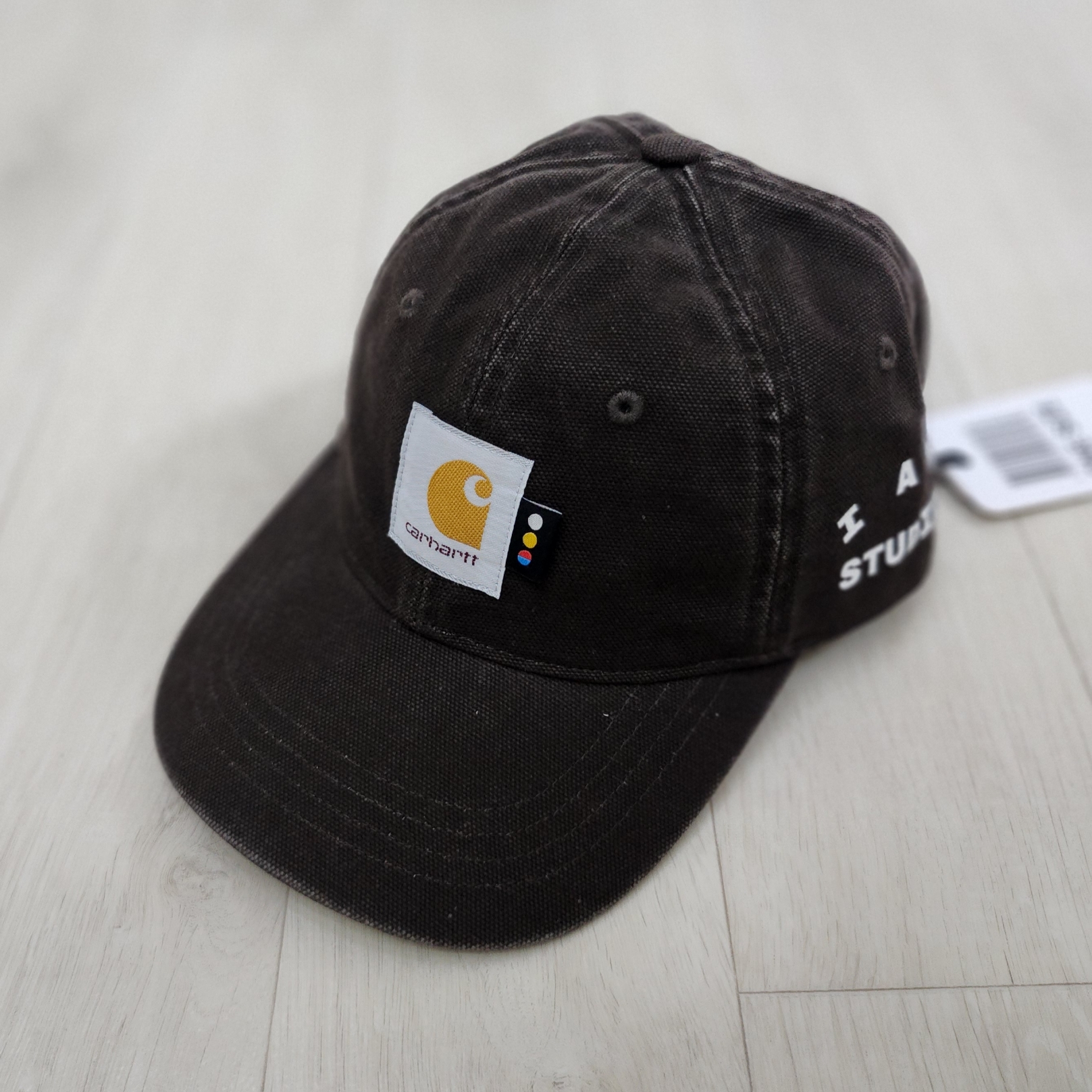 Carhartt WIP x IAB Studio Canvas 6-Panel Cap Tobacco 착용 스타일 - 1