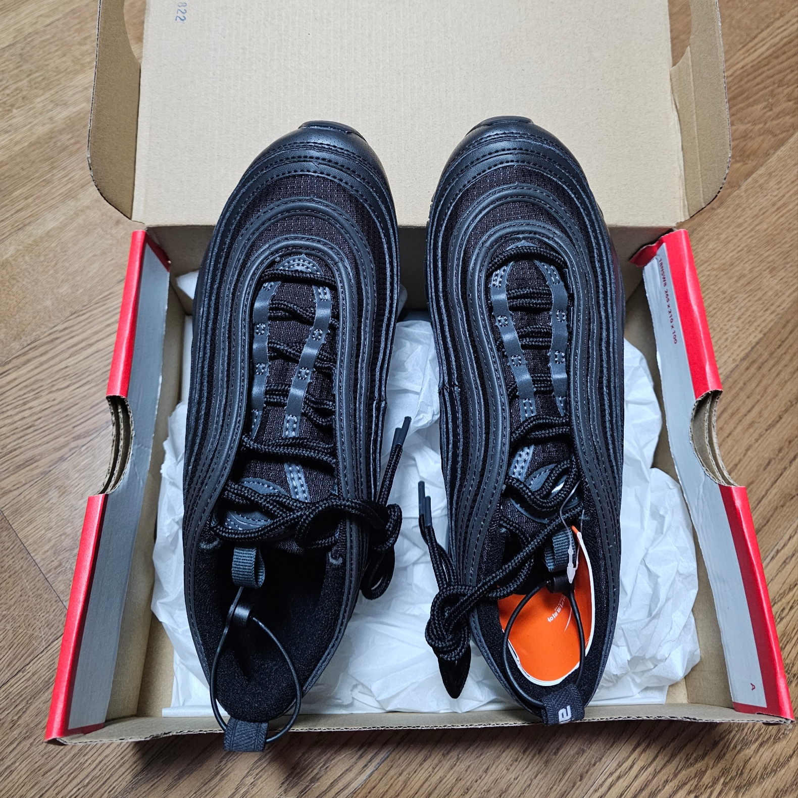 (GS) Nike Air Max 97 Black 착용 스타일