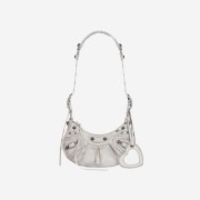 Balenciaga Le Cagole XS Shoulder Bag Dirty Effect Optic White