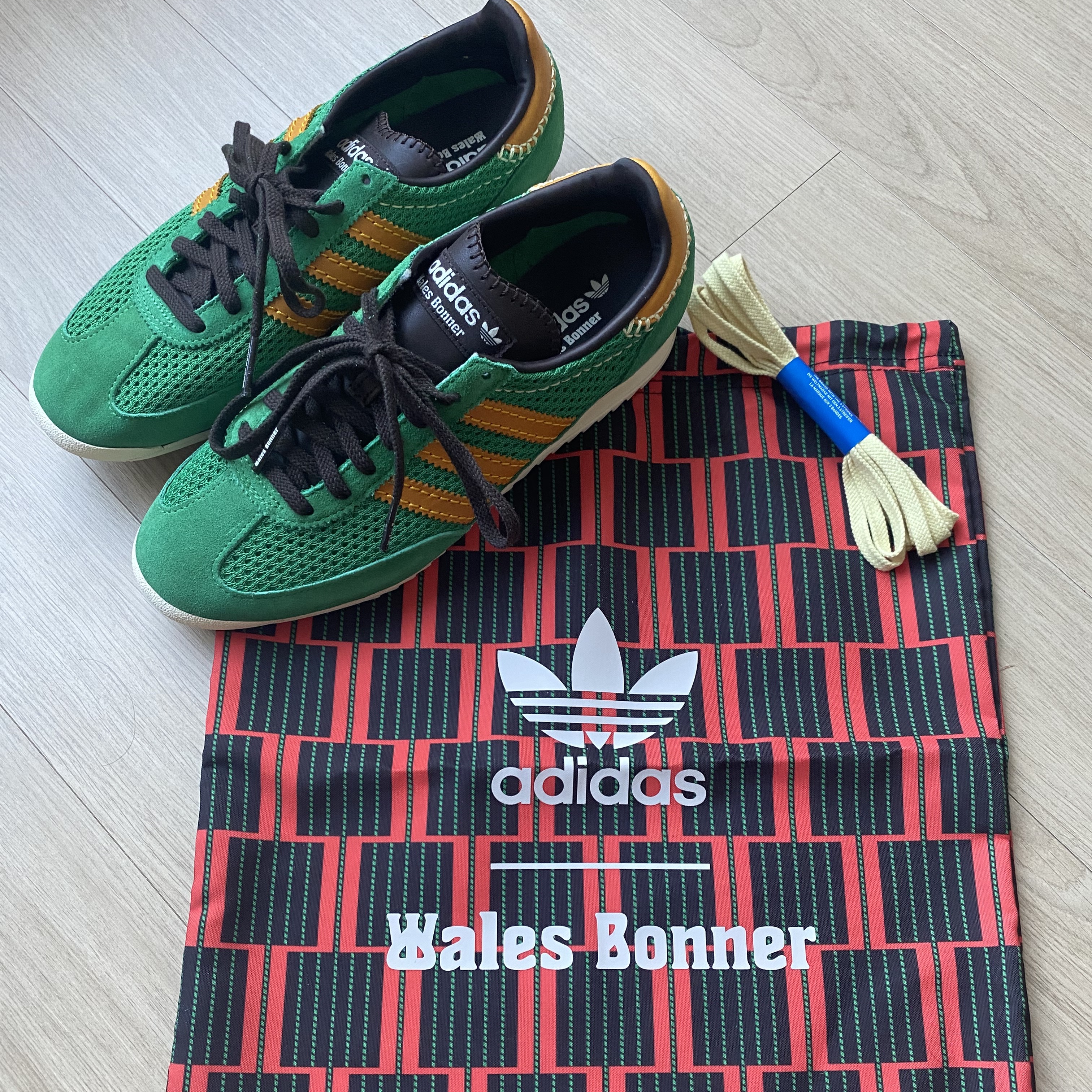 Adidas x Wales Bonner SL 72 Knit Green 착용 스타일