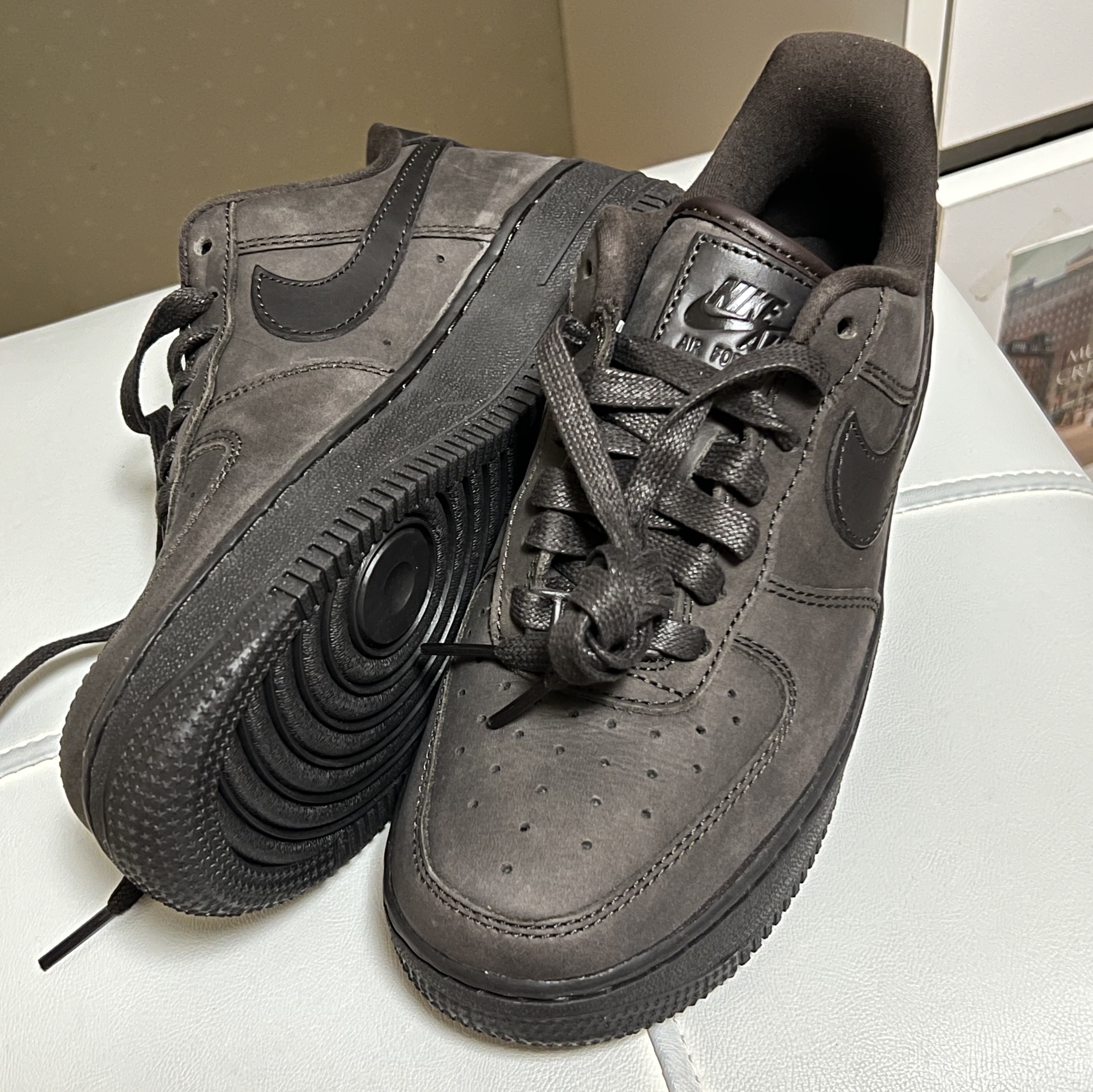 (W) Nike Air Force 1 PRM MF Velvet Brown 착용 스타일 - 3