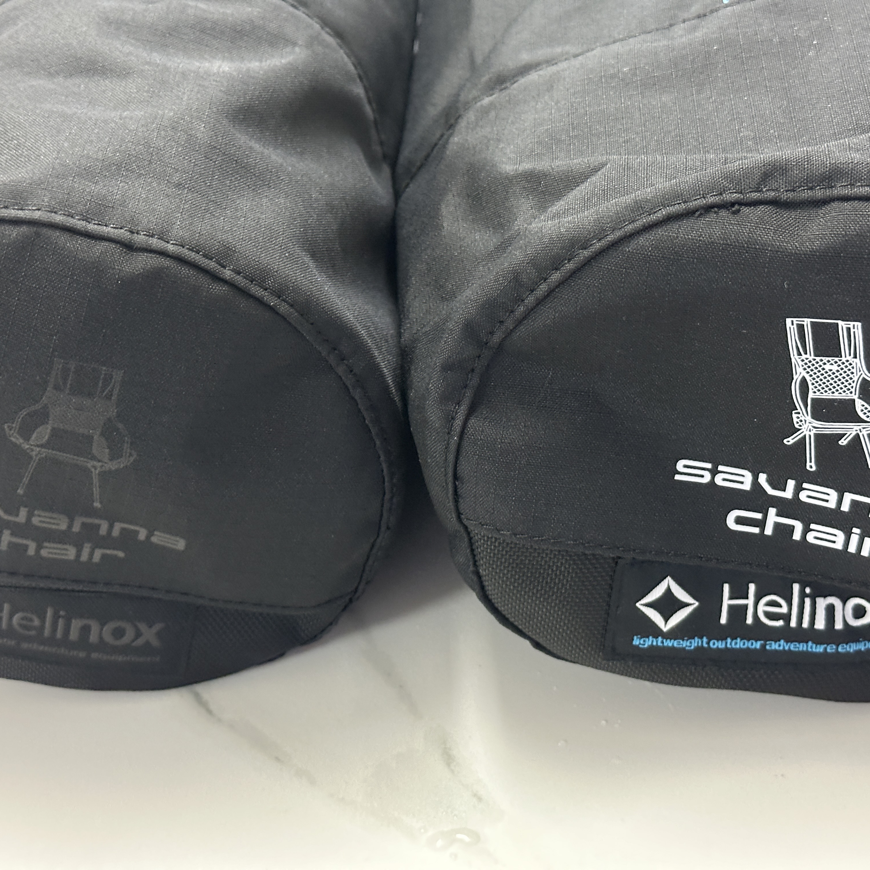 Helinox Savanna Chair Black 착용 스타일