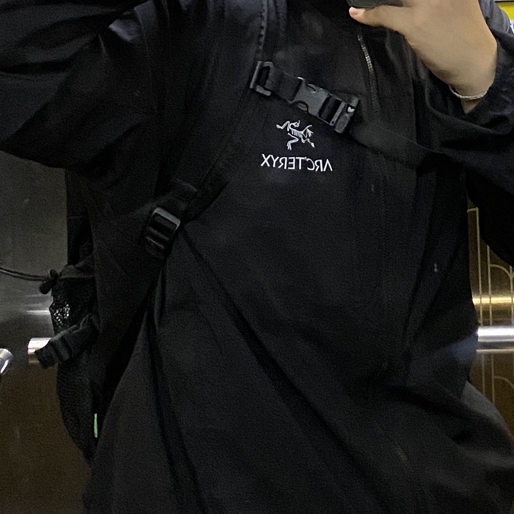 Arc'teryx Atom LT Hoody Black 착용 스타일