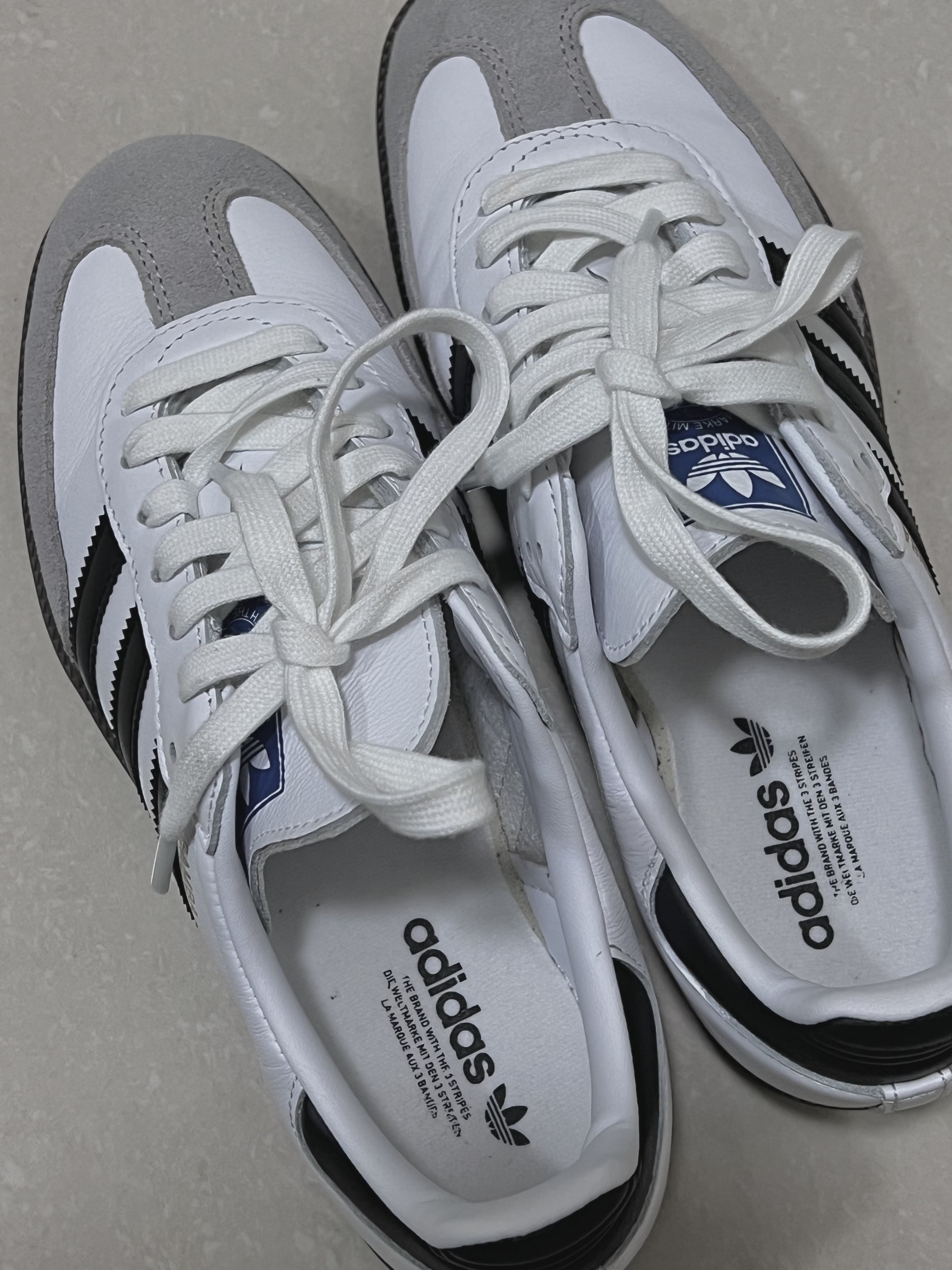 Adidas Samba OG Cloud White 착용 스타일